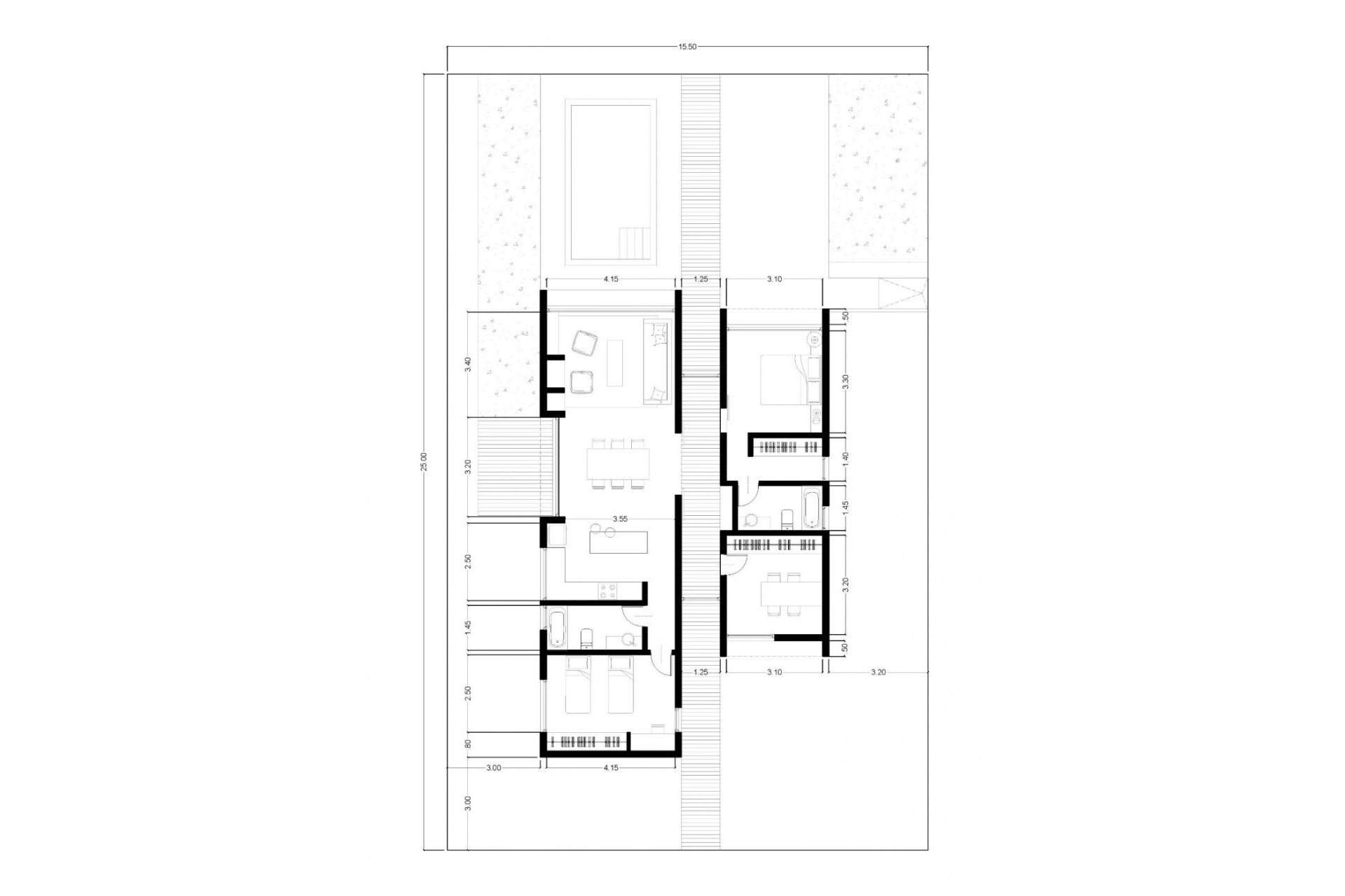 Neue Gebäude - Villa - Fortuna - Urb. Kalendas