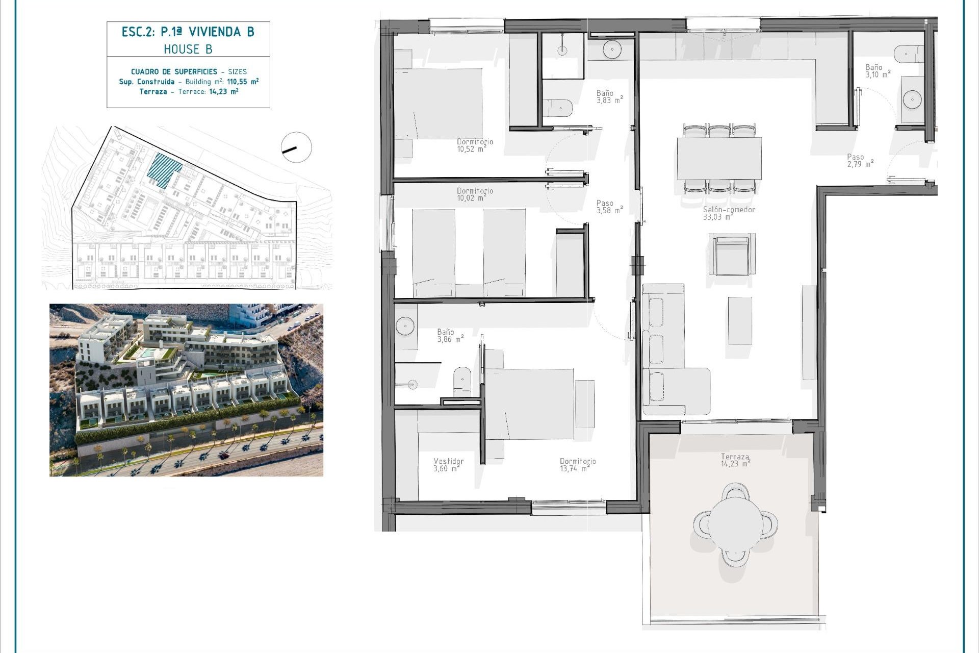 Neue Gebäude - Wohnung - Aguilas - Playa del Hornillo