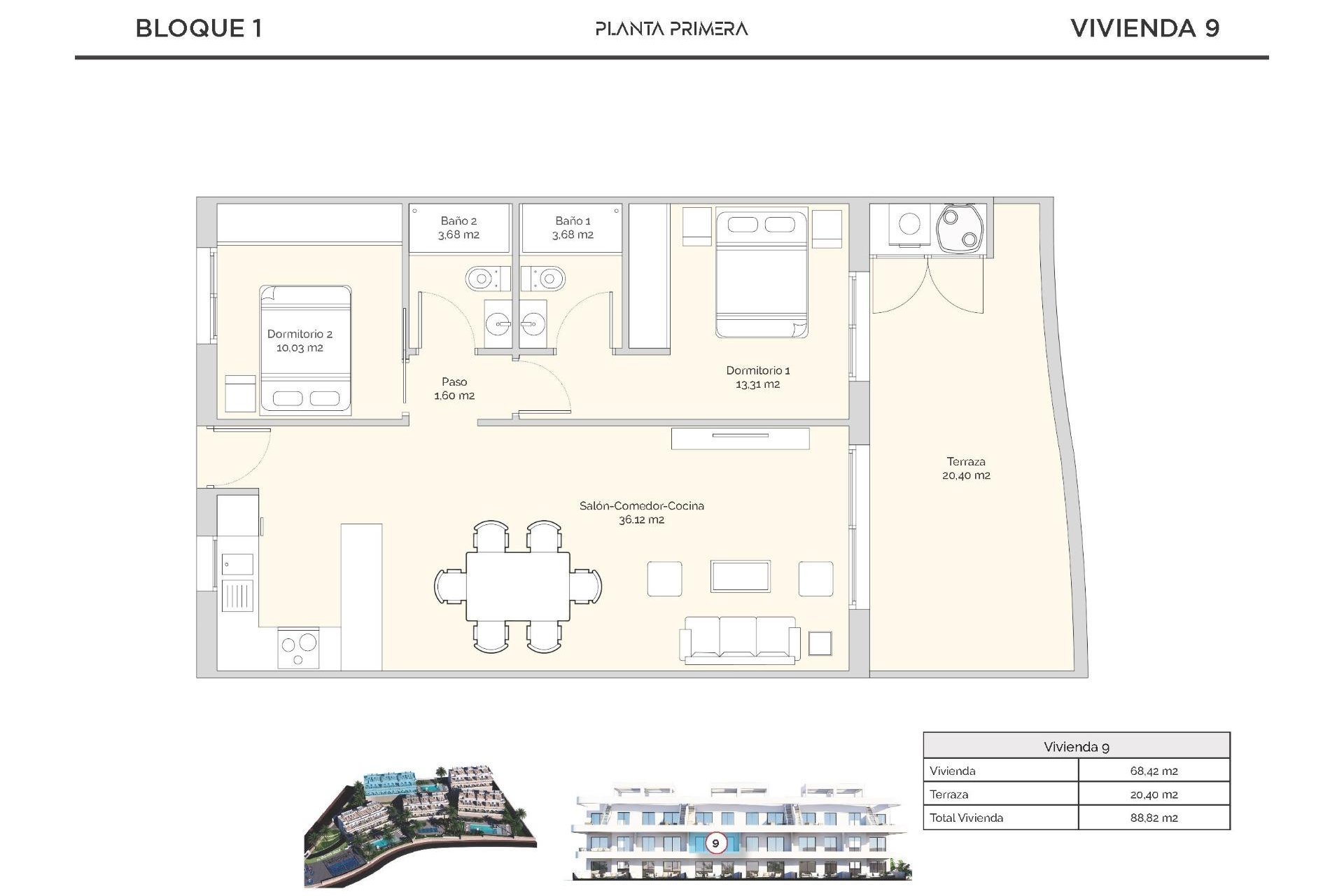 Neue Gebäude - Wohnung - Finestrat - Puig Campana Golf