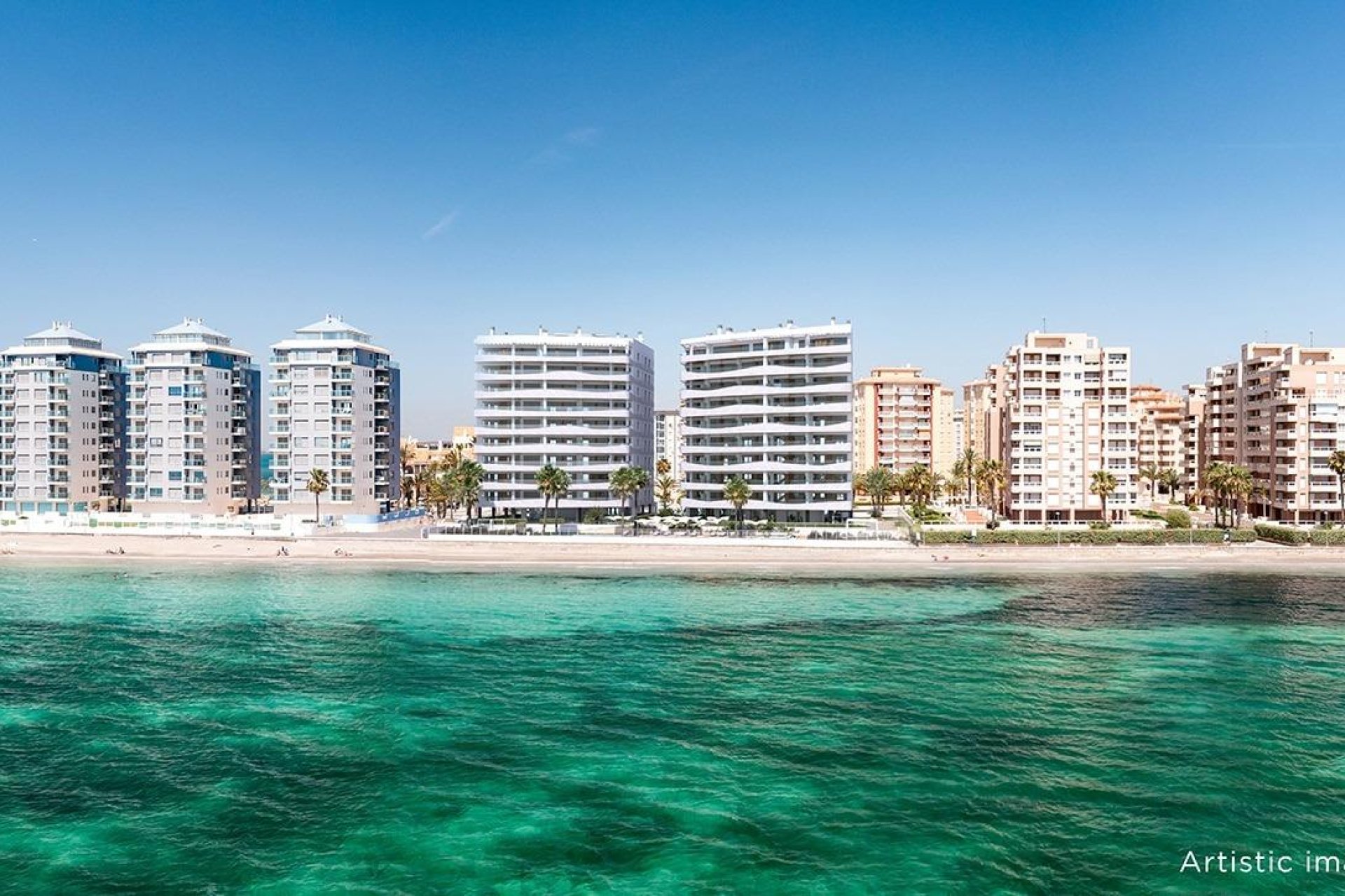 Neue Gebäude - Wohnung - La Manga del Mar Menor - 1ª Linea Del Mar Mediterraneo