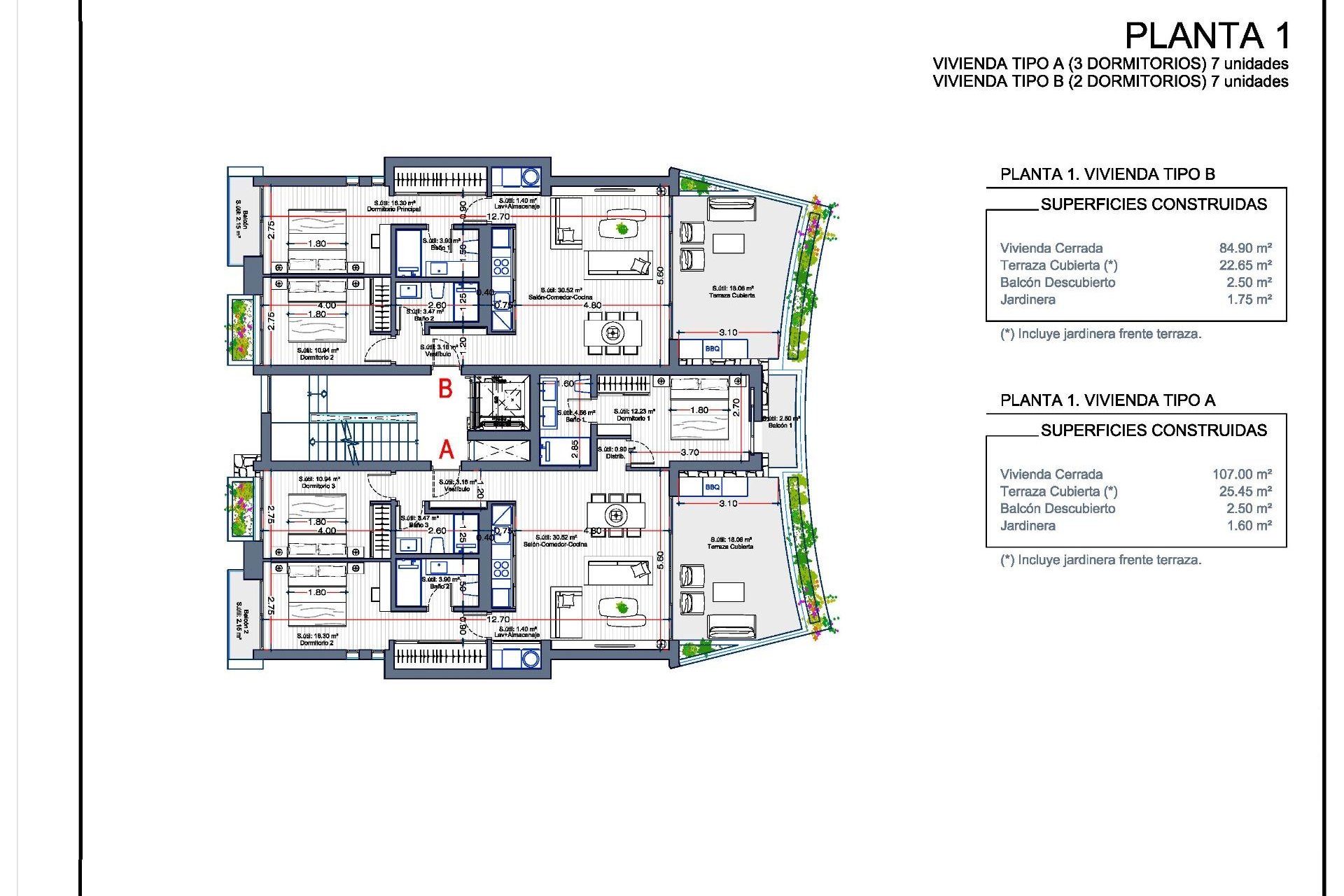 Neue Gebäude - Wohnung - La Manga del Mar Menor - Las Orquídeas