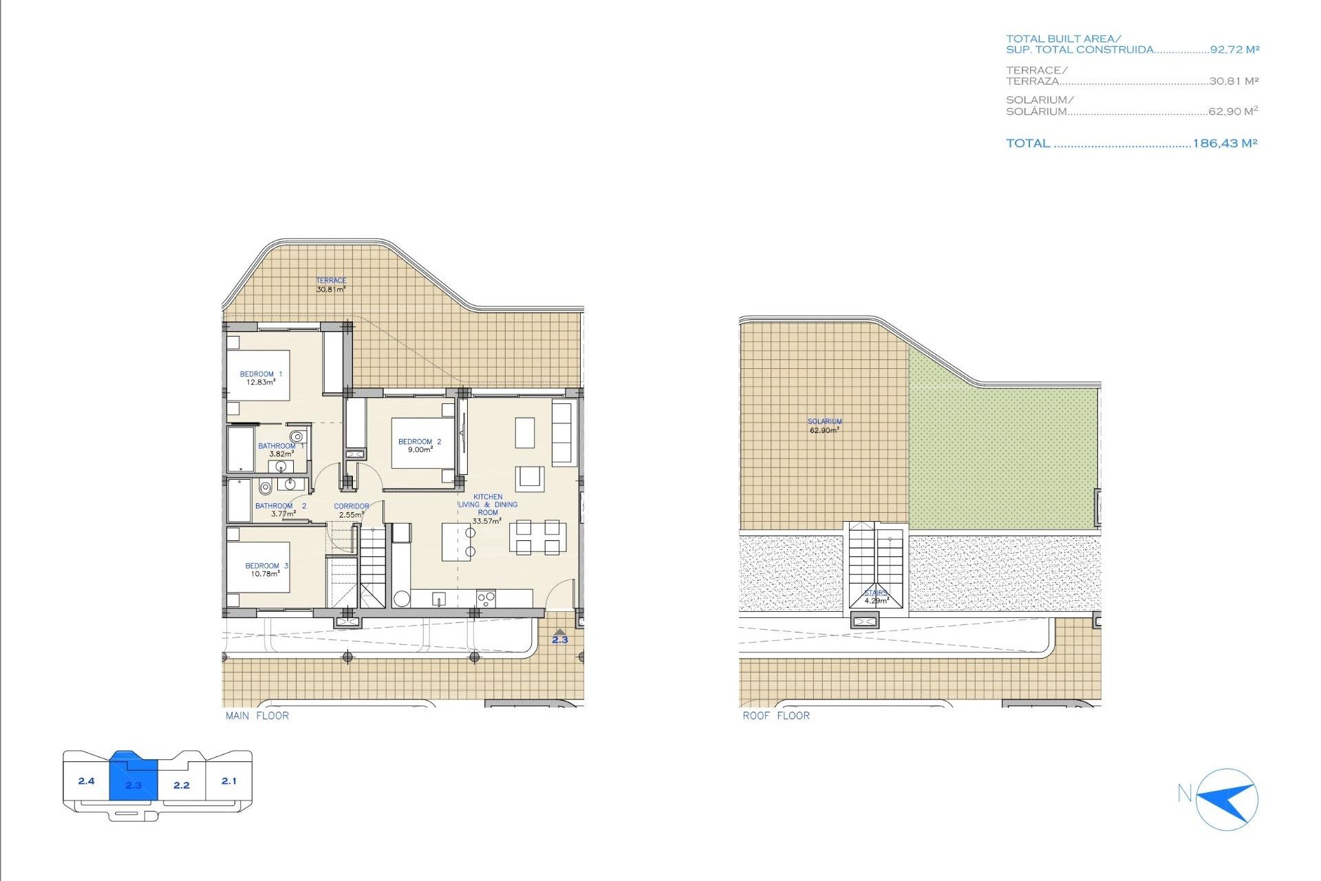 Neue Gebäude - Wohnung - Los Alcazares - Serena Golf