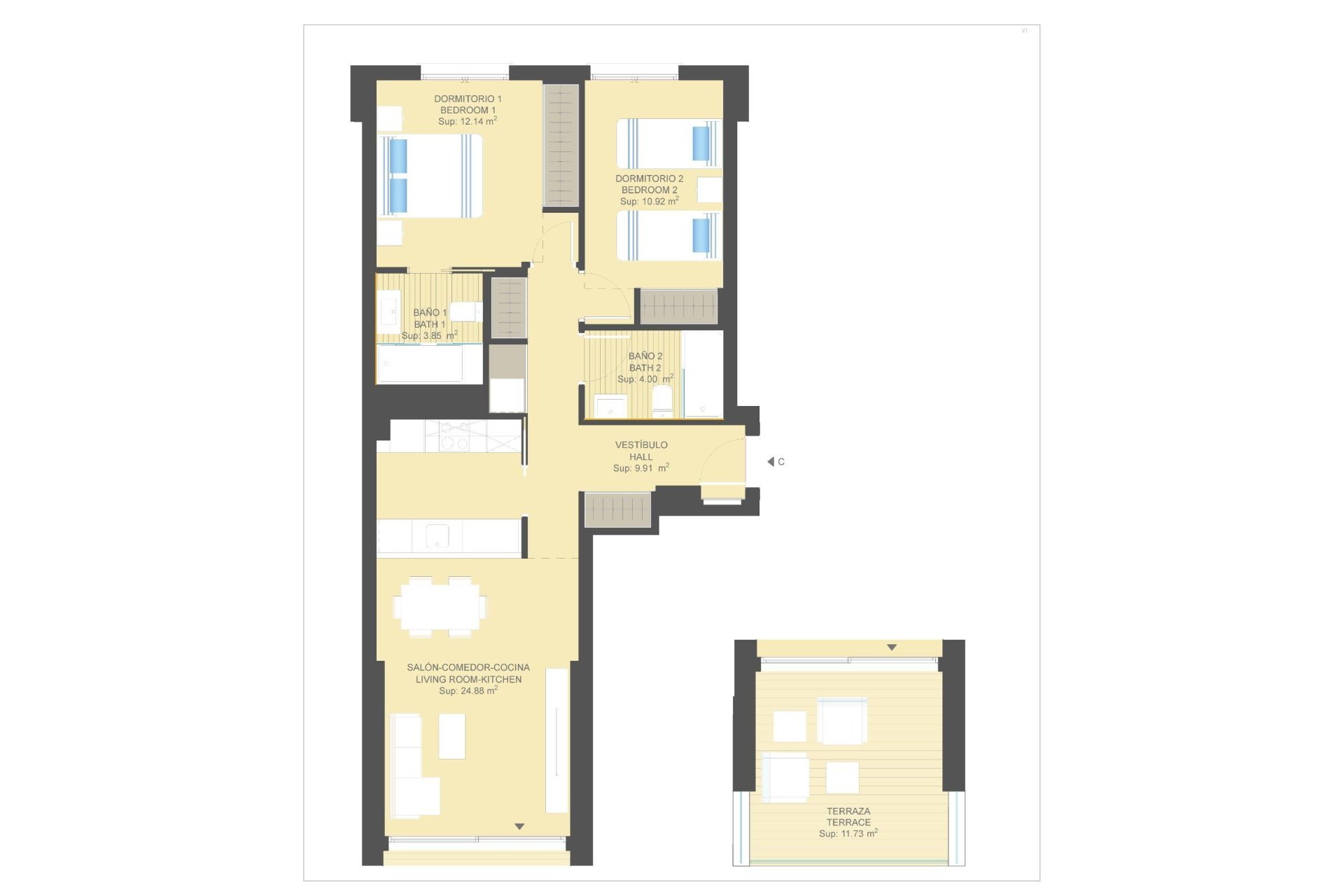 Neue Gebäude - Wohnung - Orihuela Costa - Campoamor