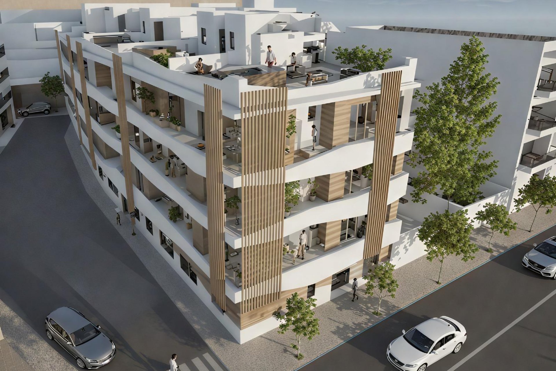 Neue Gebäude - Wohnung - Puerto de Mazarron - Centro