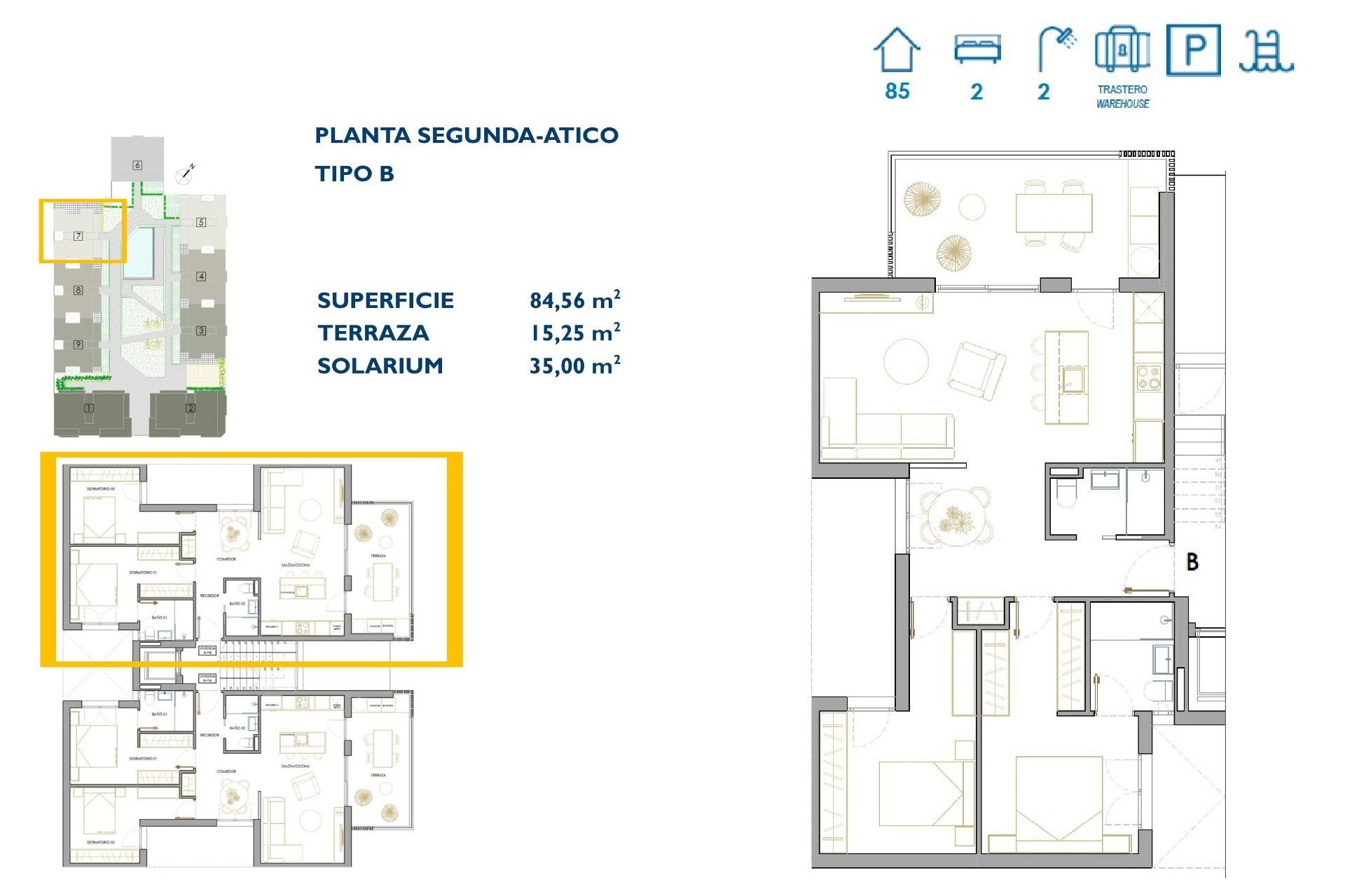 Neue Gebäude - Wohnung - San Pedro del Pinatar - Pueblo