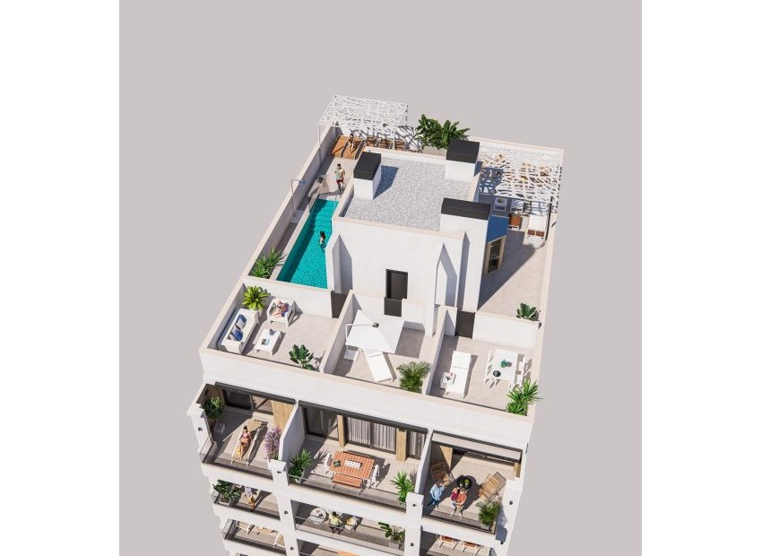 Neue Gebäude - Wohnung - Torrevieja - Playa del Cura