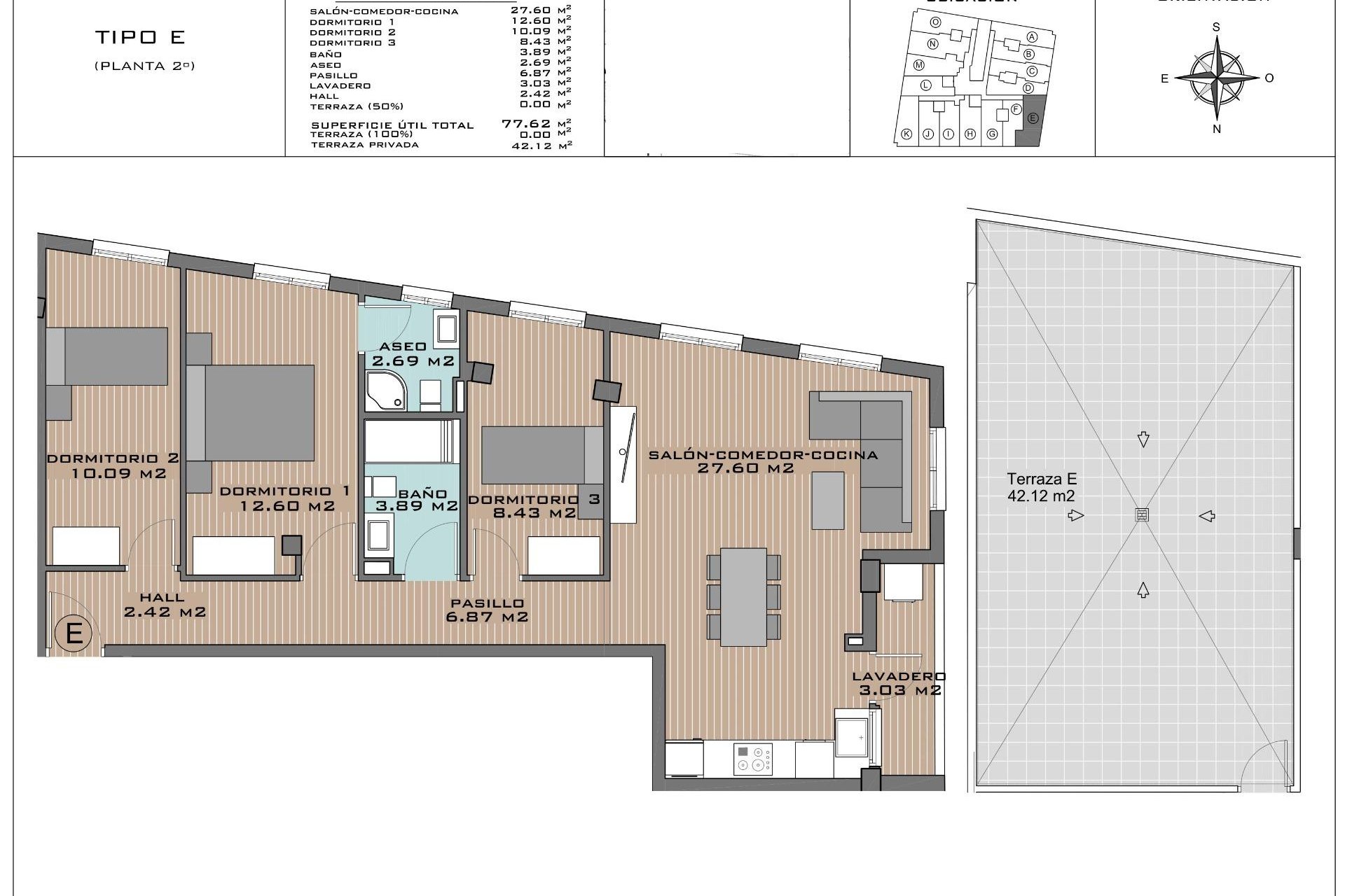 New Build - Apartment / flat - Algorfa - Pueblo