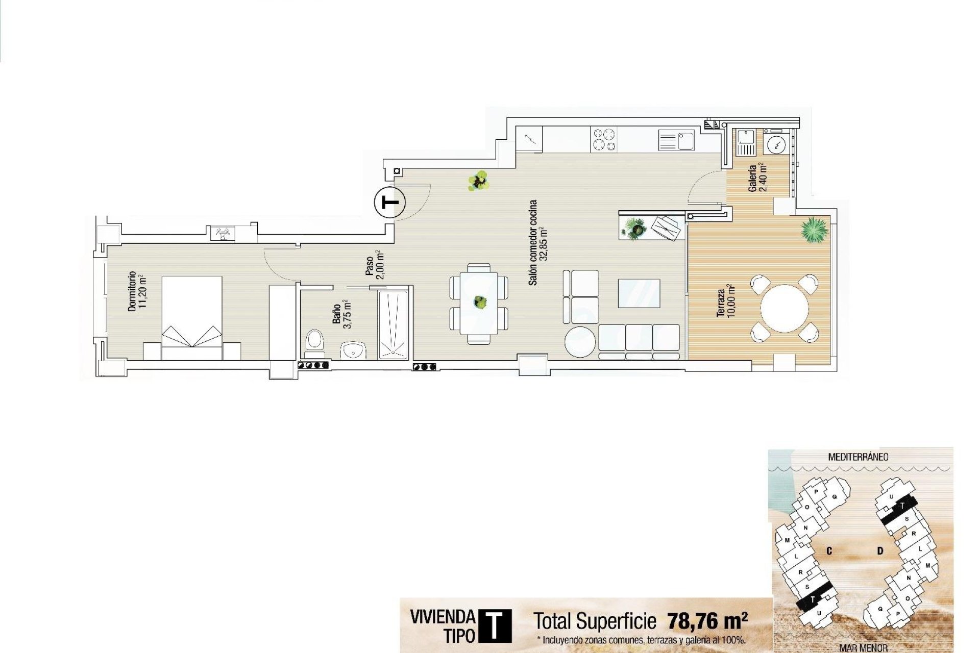 New Build - Apartment / flat - La Manga del Mar Menor - La Manga Del Mar Menor