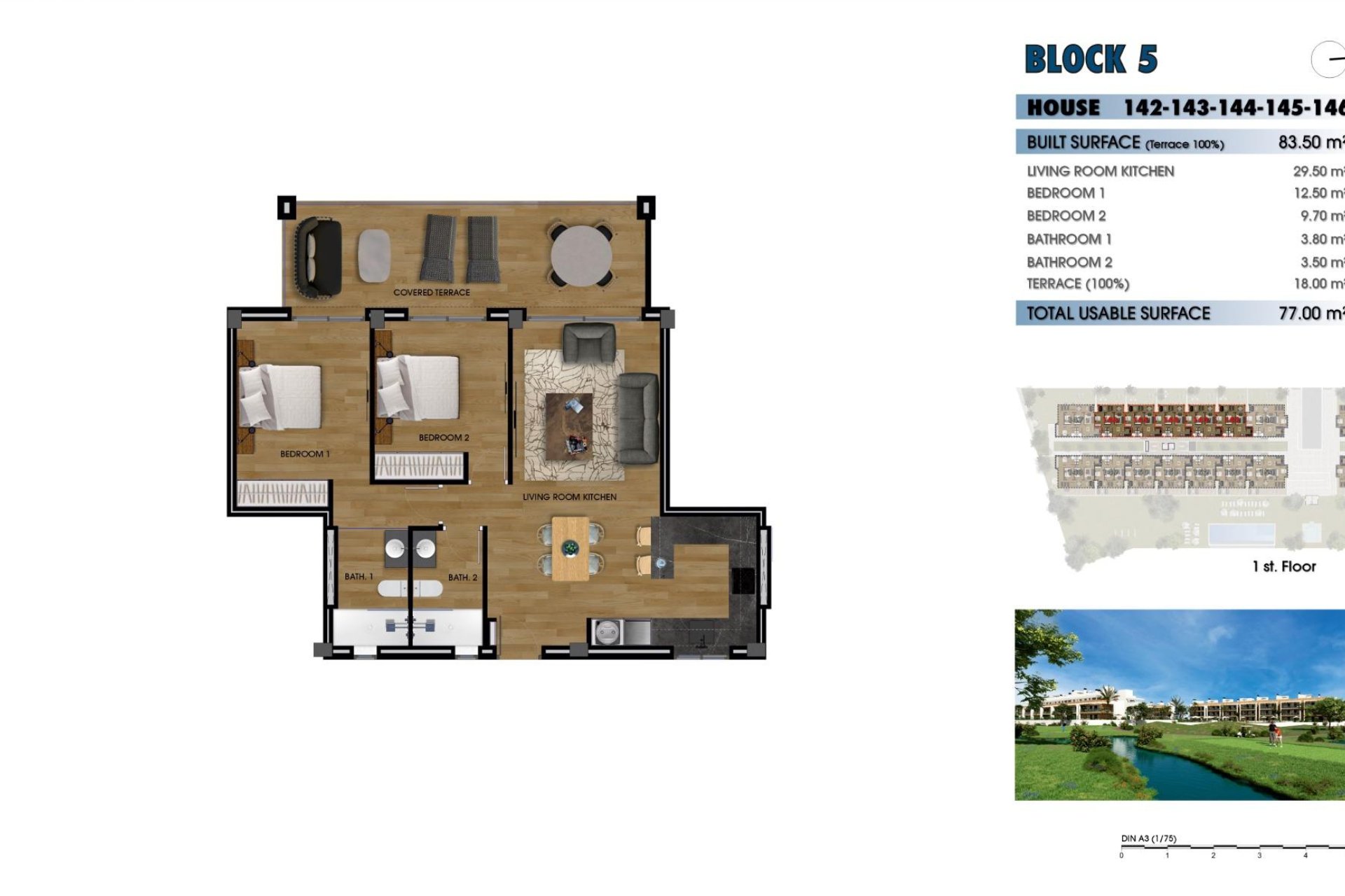 New Build - Apartment / Flat * - Los Alcazares * - La Serena Golf *