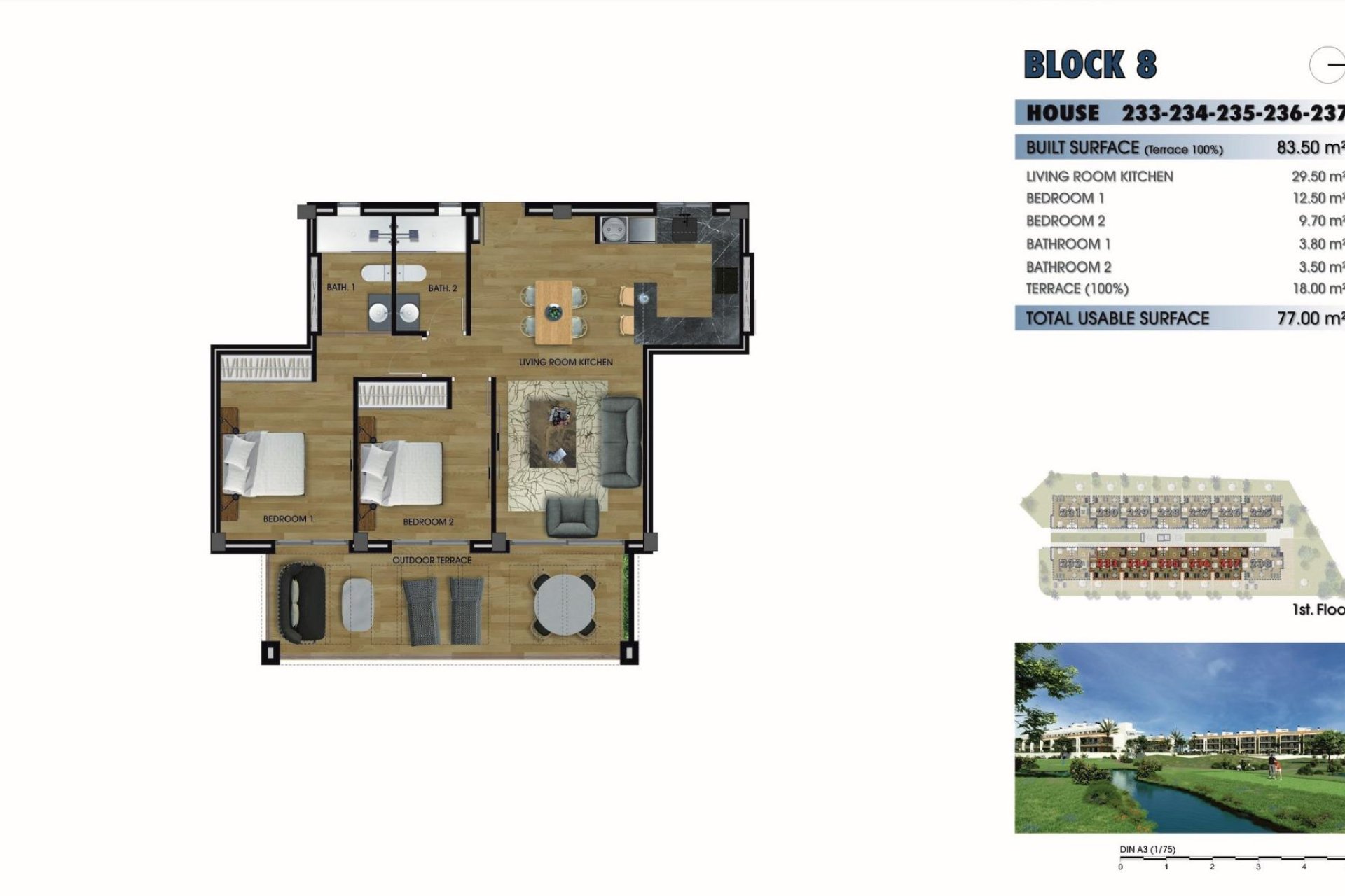 New Build - Apartment / flat - Los Alcazares - Serena Golf