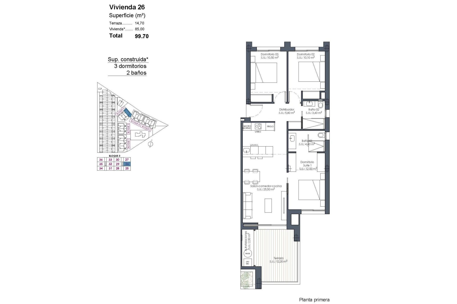 New Build - Apartment / Flat * - Los Alcazares * - Serena Golf *