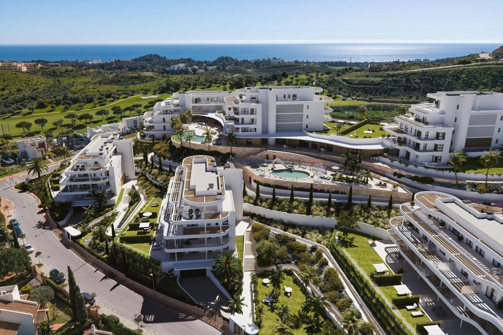New Build - Apartment / Flat * - Mijas * - Cerrado del Aguila Golf and Resort *