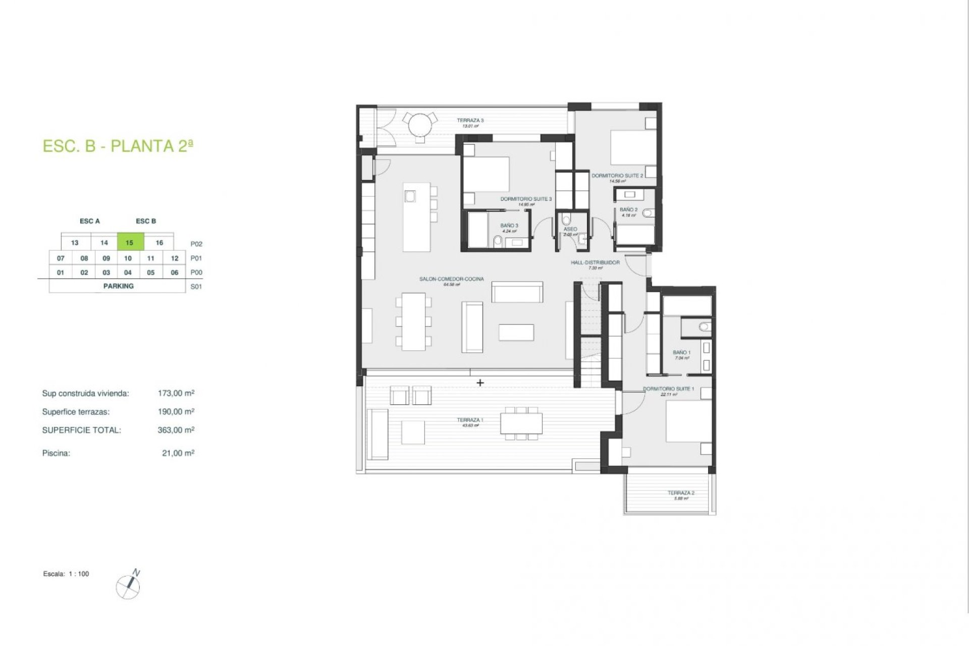 New Build - Apartment / flat - Orihuela - Las Colinas Golf Resort