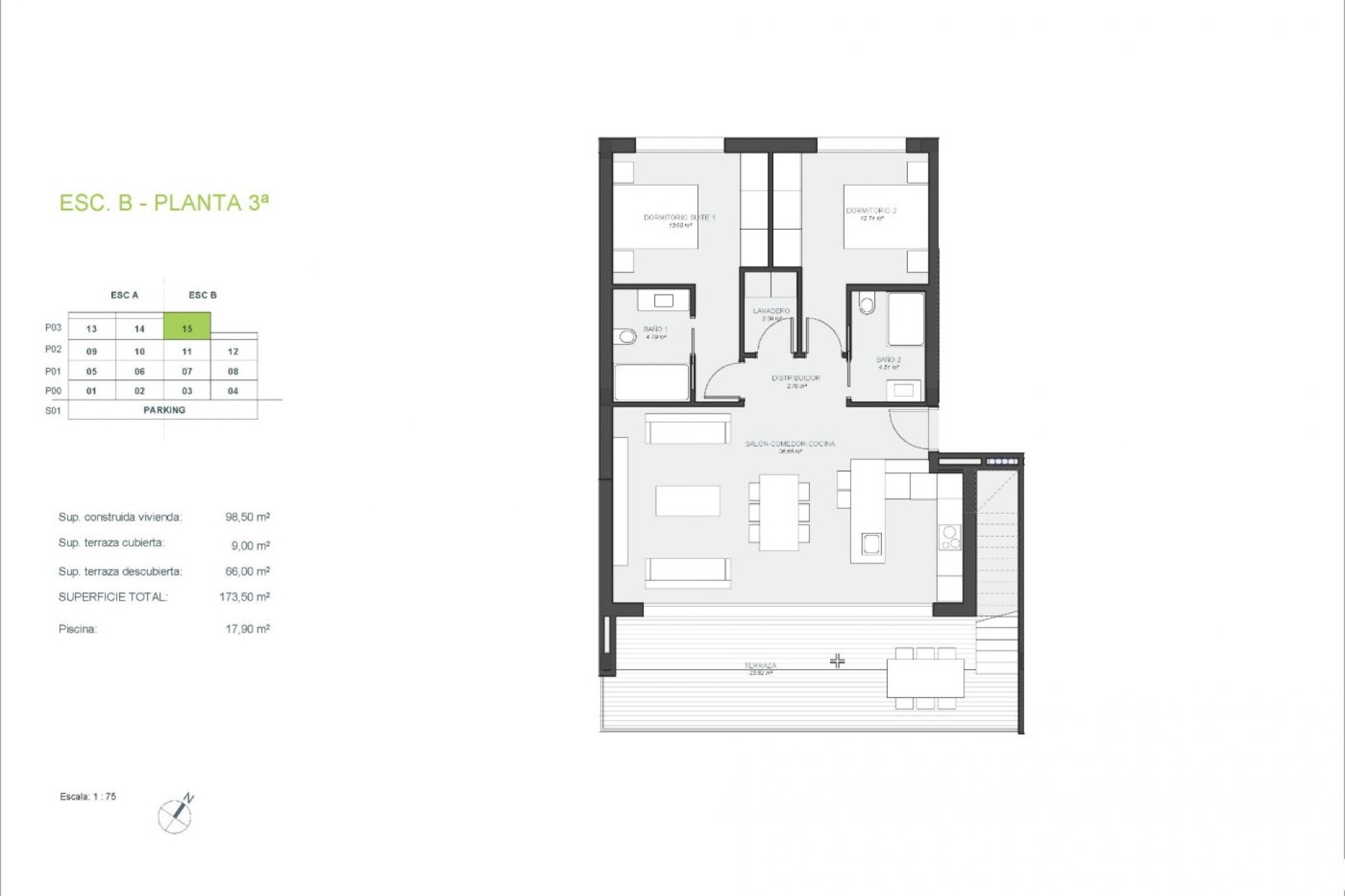 New Build - Apartment / flat - Orihuela - Las Colinas Golf Resort