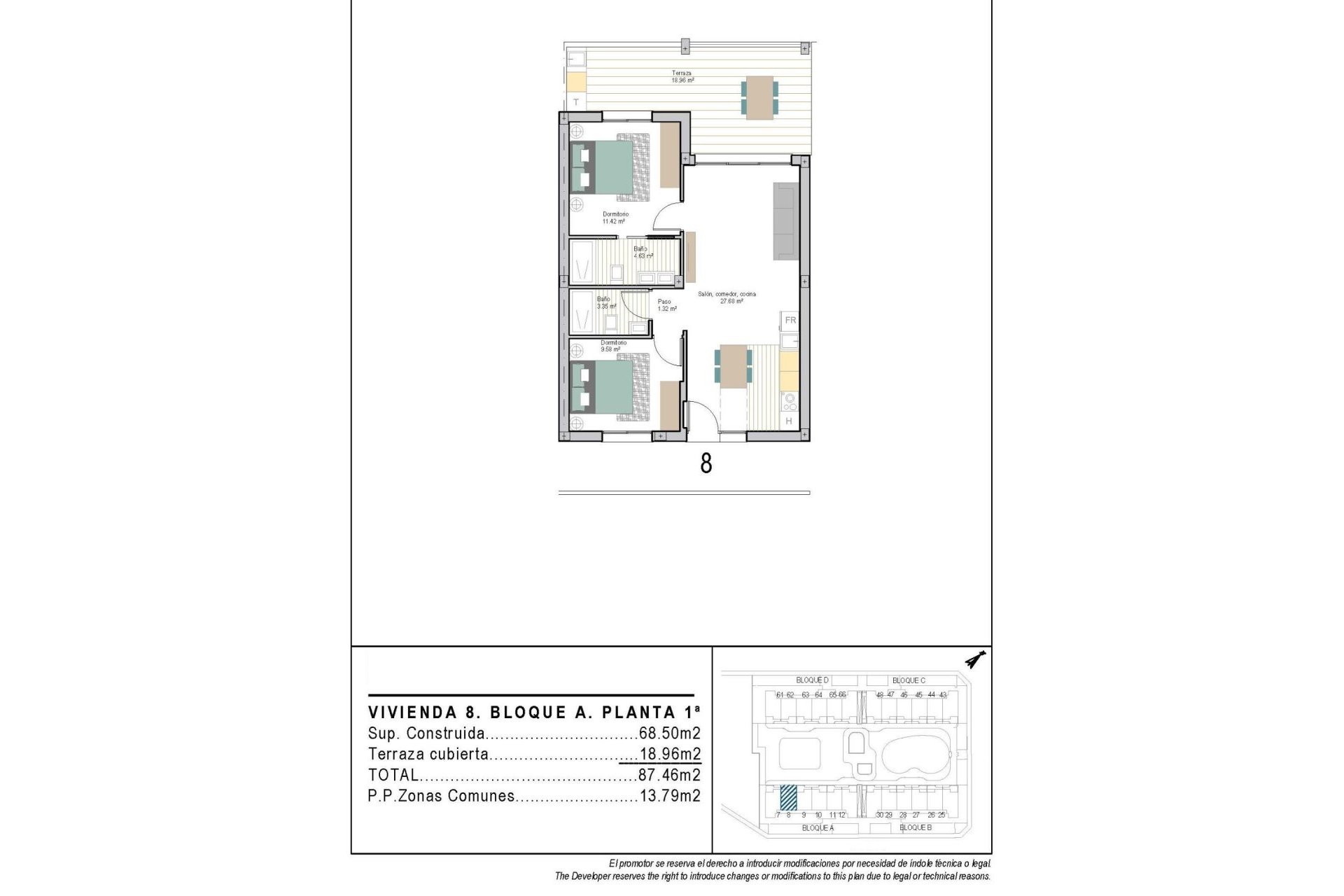 New Build - Apartment / Flat * - Torre Pacheco * - San Cayetano