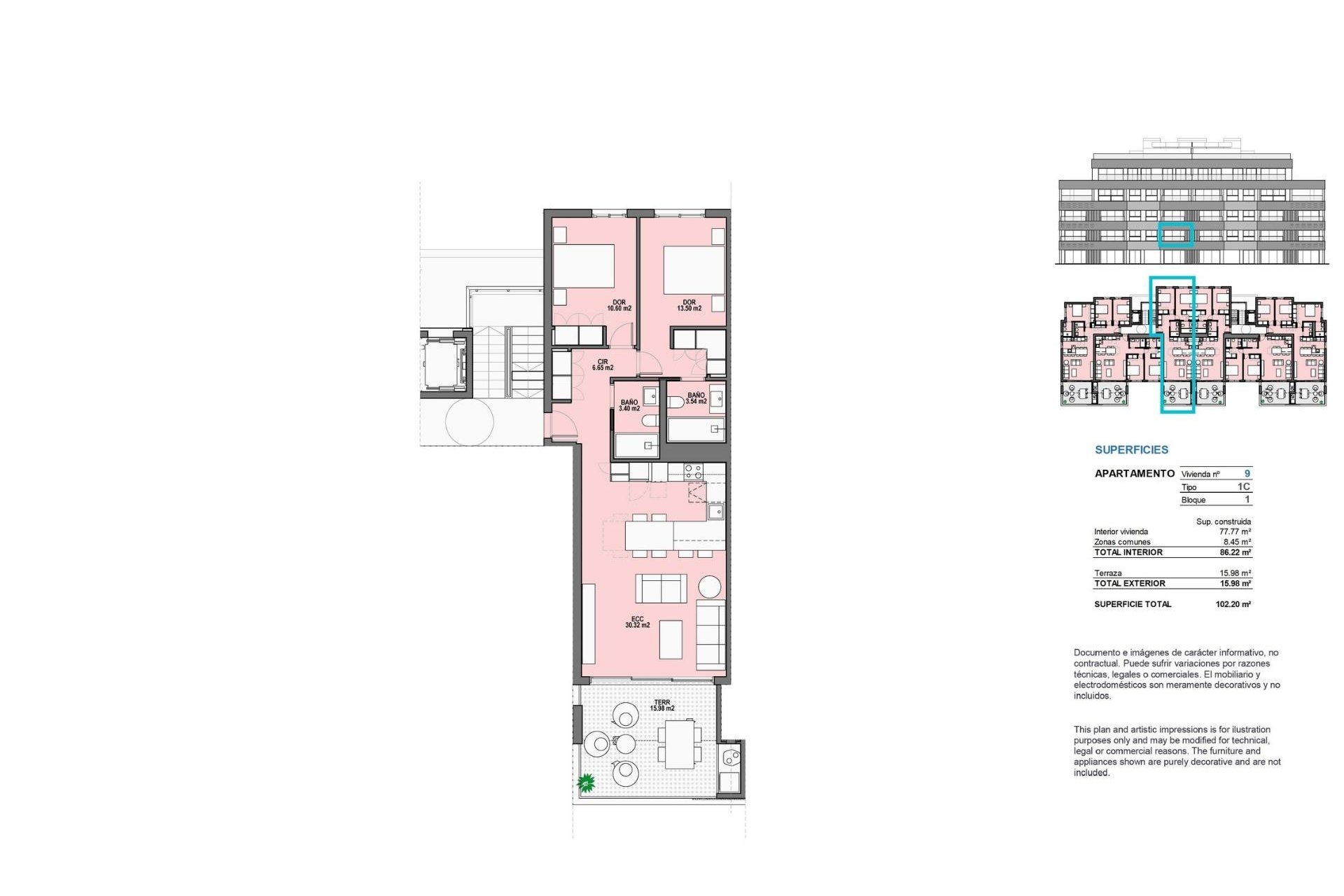 New Build - Apartment / Flat * - Torre Pacheco * - Santa Rosalia Lake And Life Resort *