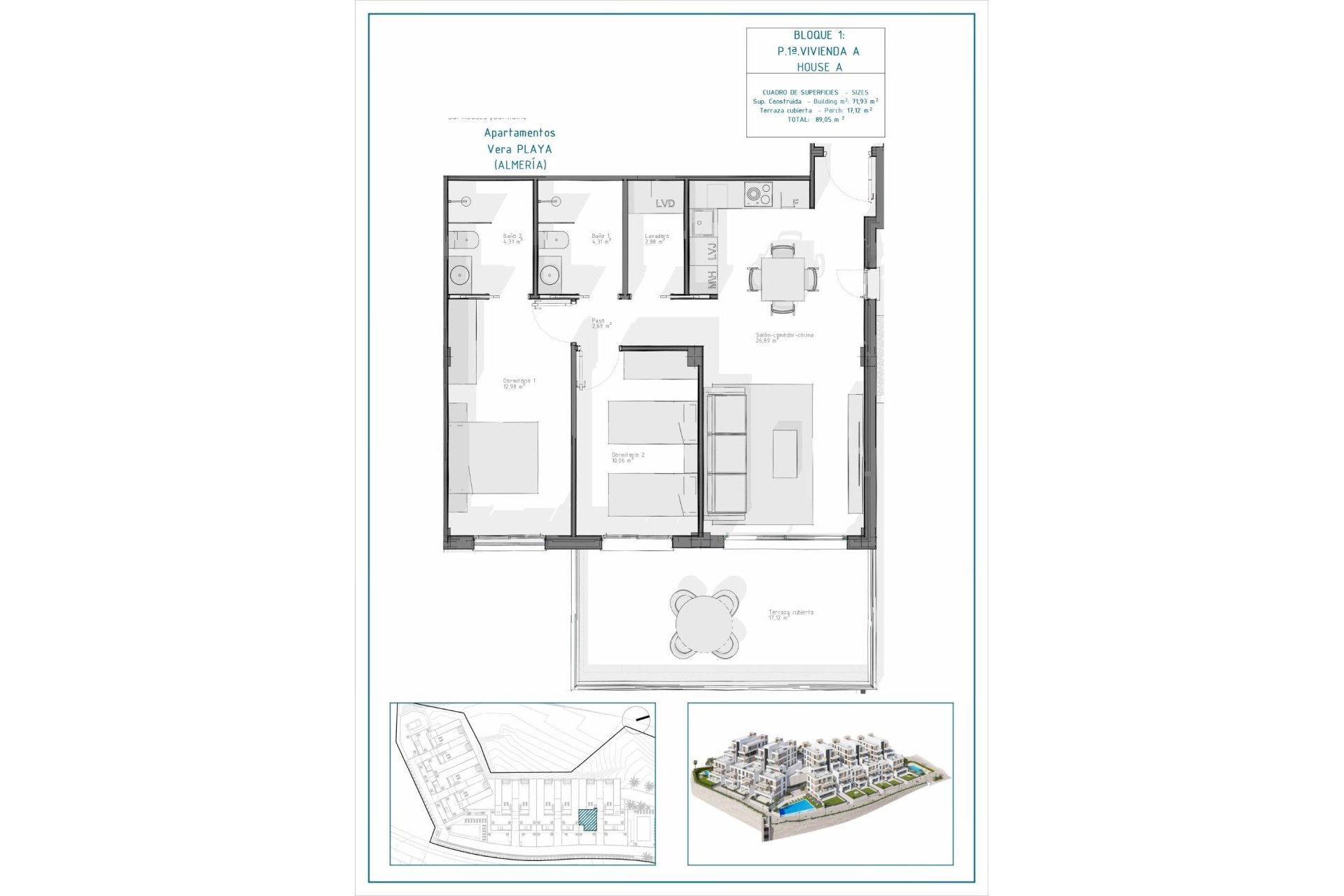 New Build - Apartment / Flat * - Vera * - Pueblo Salinas *