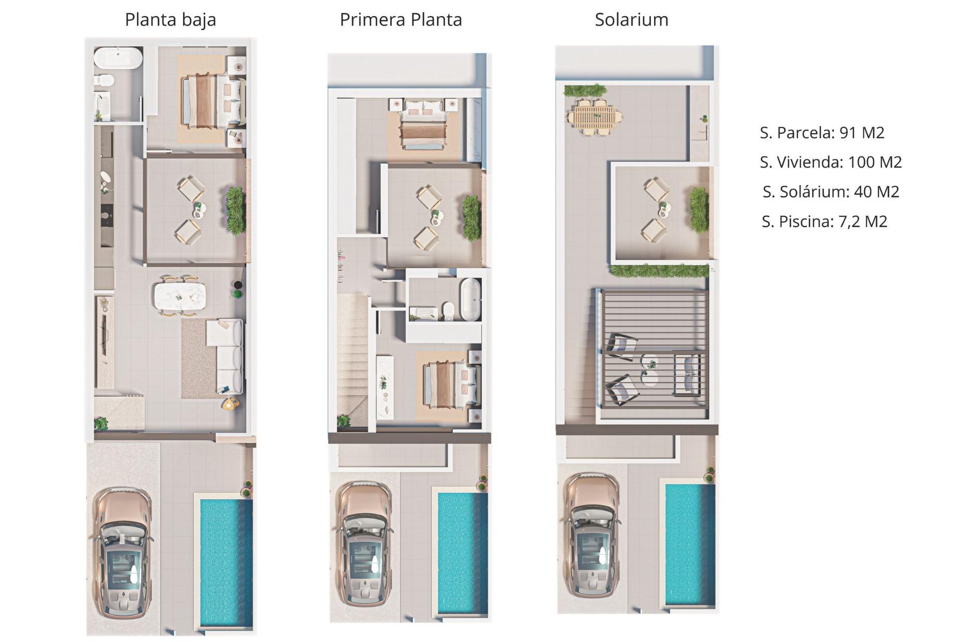 New Build - Town House - San Pedro del Pinatar - Pueblo