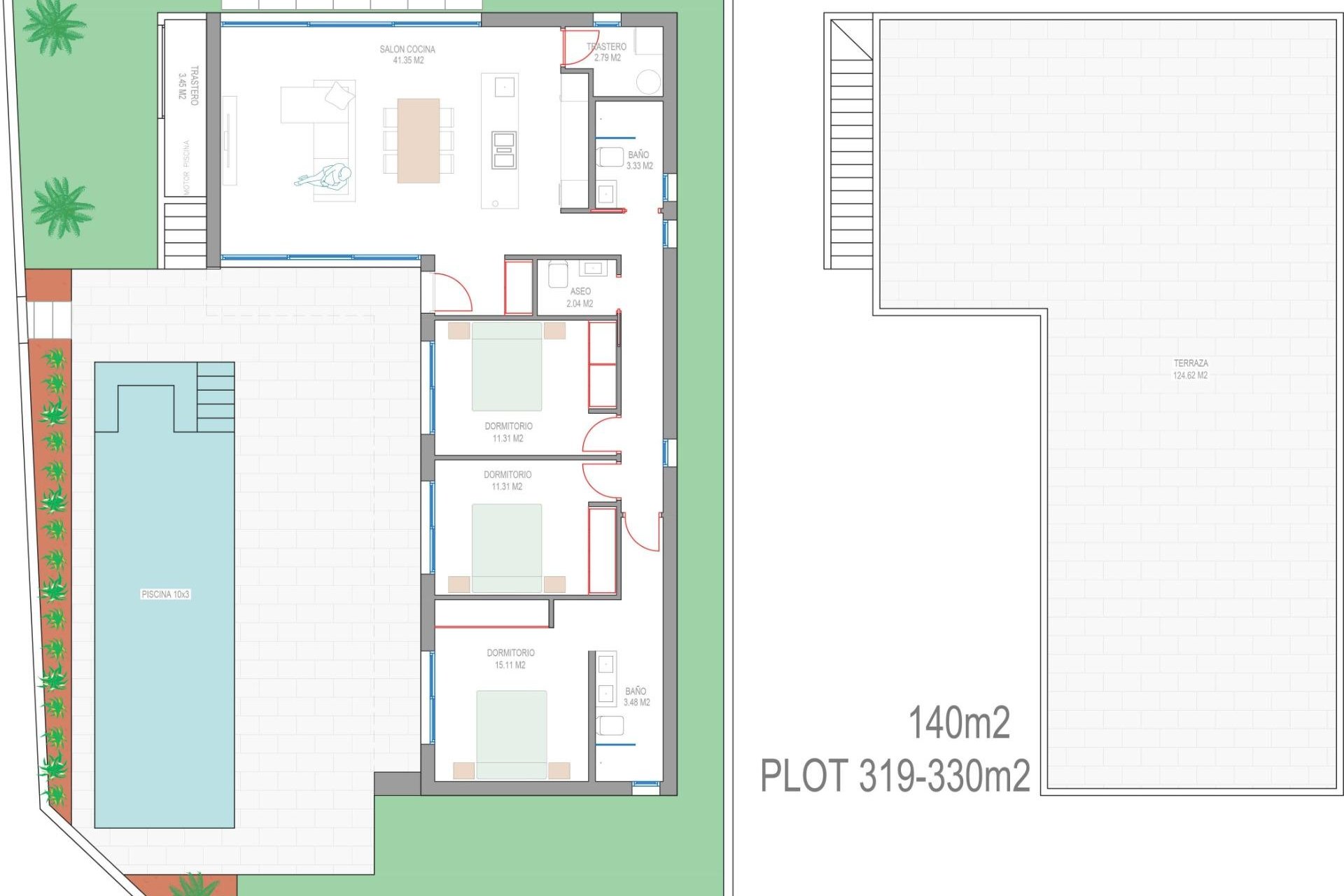 New Build - Villa * - San Javier * - Parque del doce *