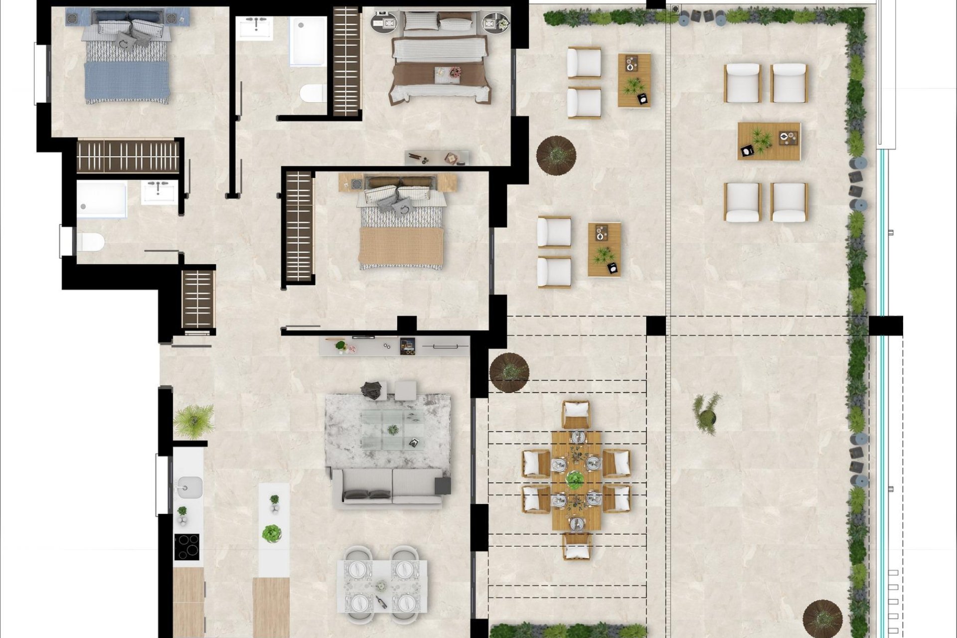 Nieuwbouw Woningen - Appartement - Casares - Casares Playa