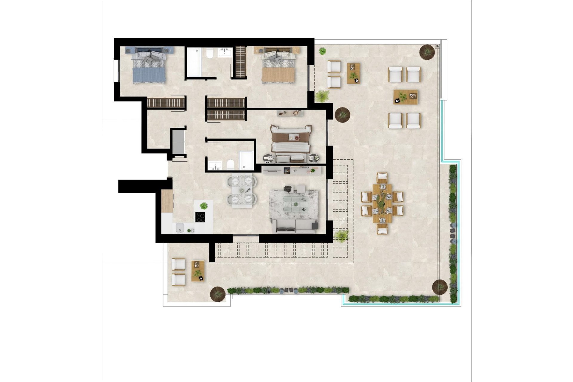 Nieuwbouw Woningen - Appartement - Casares - Casares Playa
