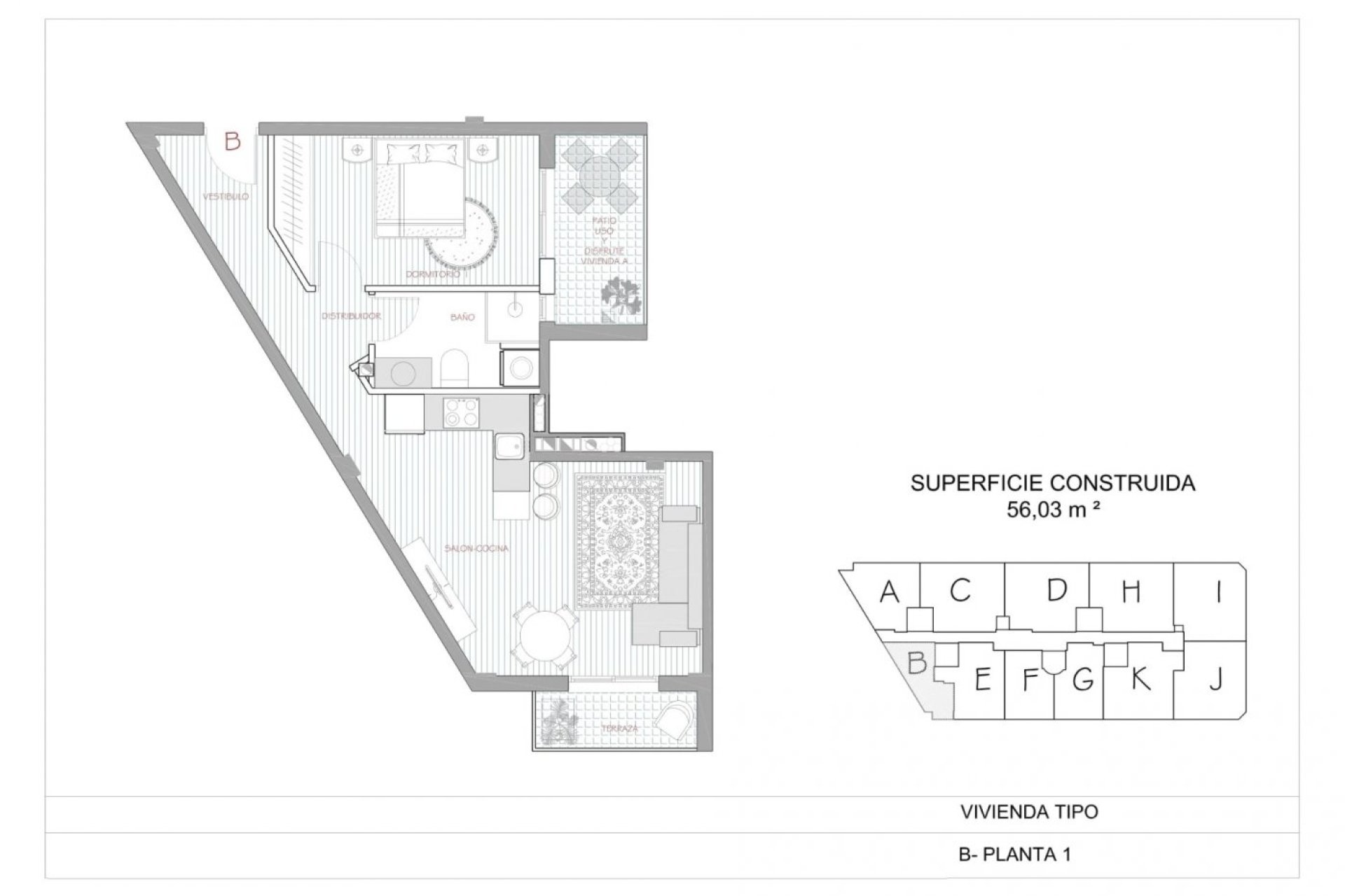 Nieuwbouw Woningen - Appartement / flat - Alcantarilla - pueblo