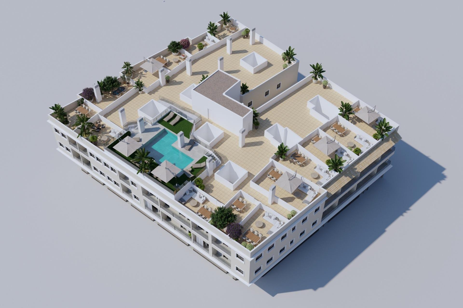 Nieuwbouw Woningen - Appartement / flat - Algorfa - Pueblo