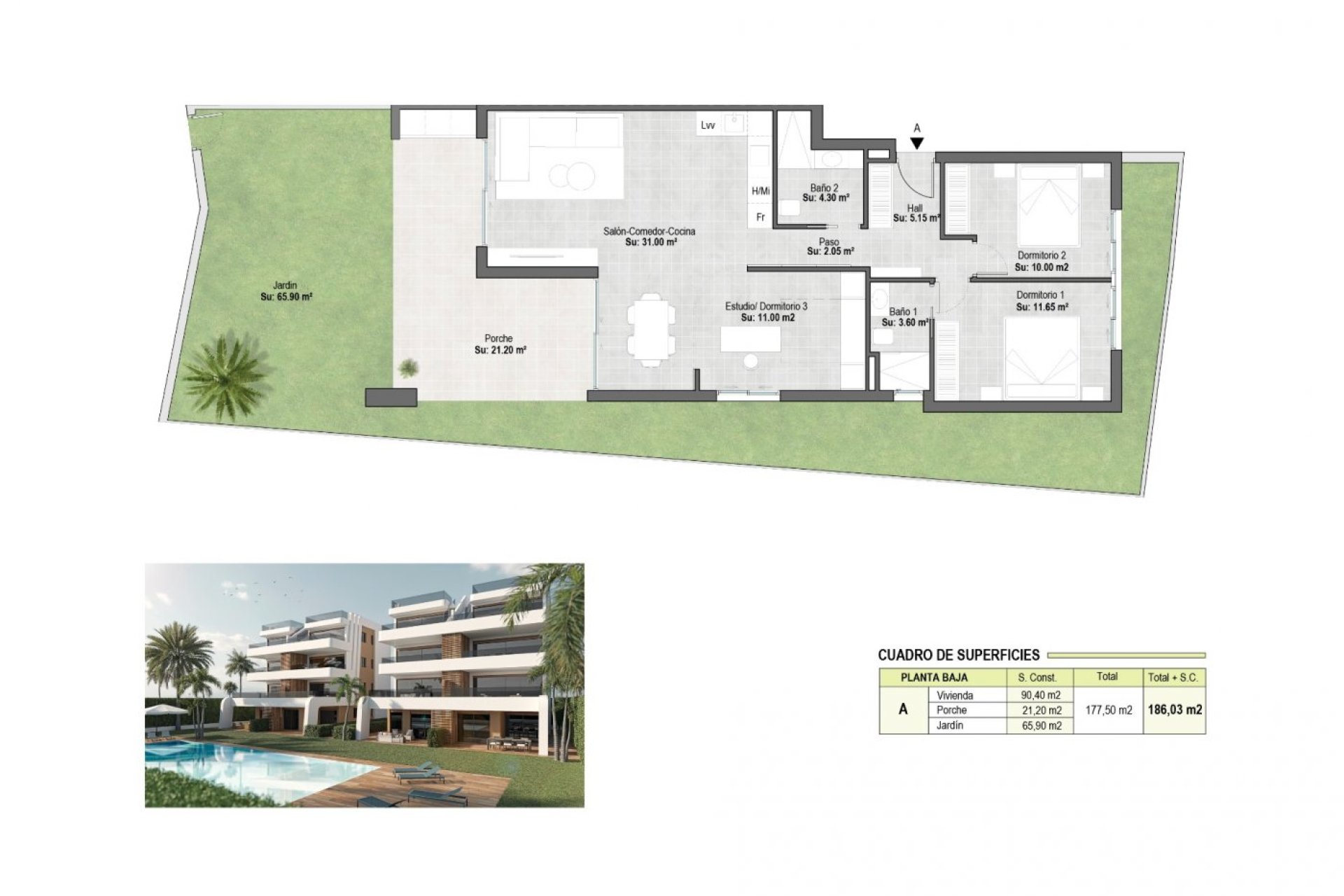 Nieuwbouw Woningen - Appartement / flat - Alhama De Murcia - Condado De Alhama