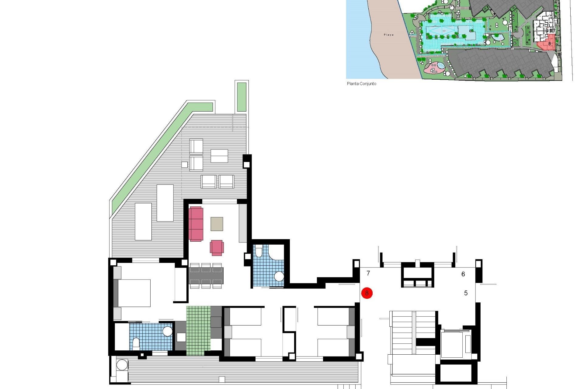 Nieuwbouw Woningen - Appartement / flat - Denia - L´Estanyó (Marinas)