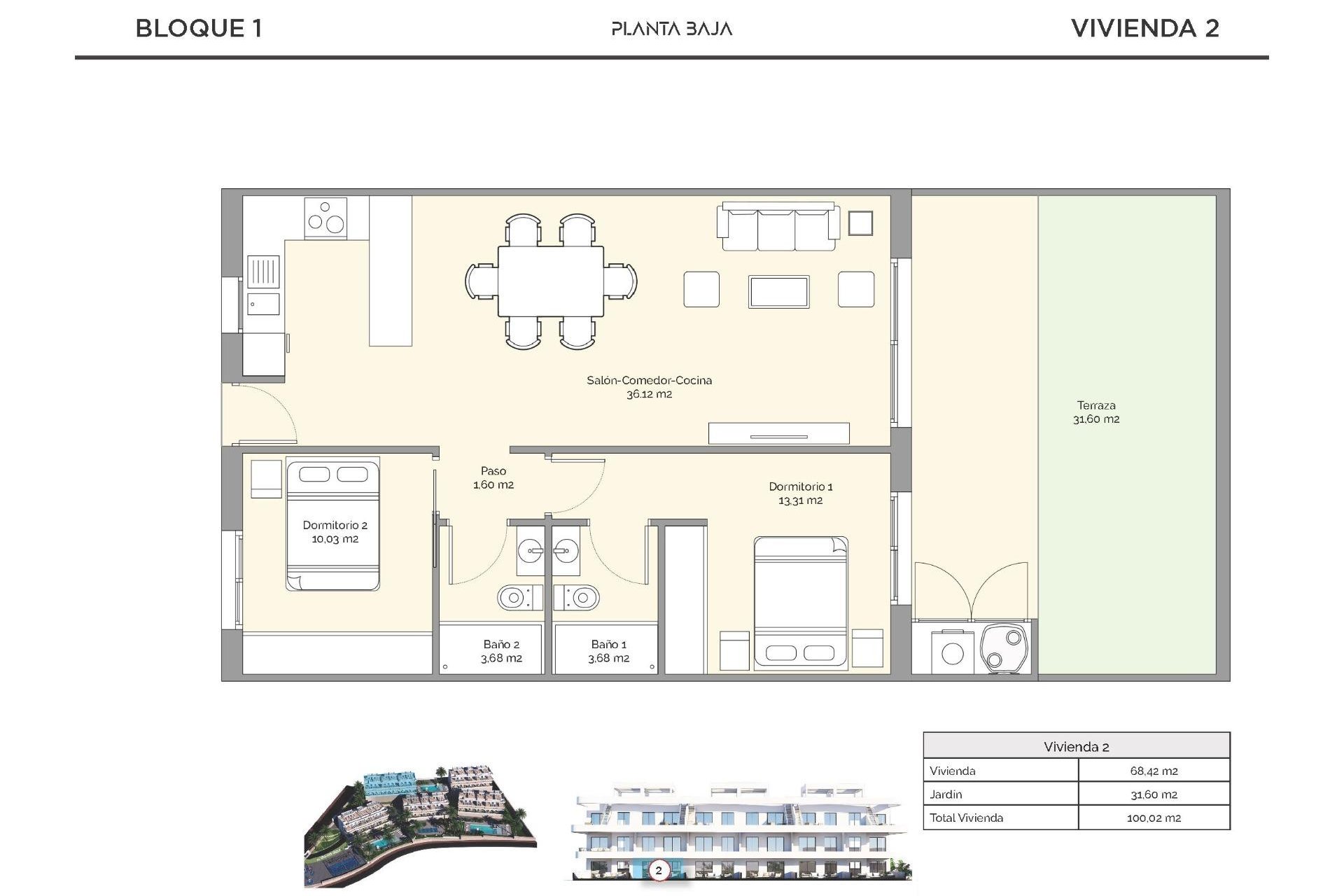 Nieuwbouw Woningen - Appartement / flat - Finestrat - Puig Campana Golf