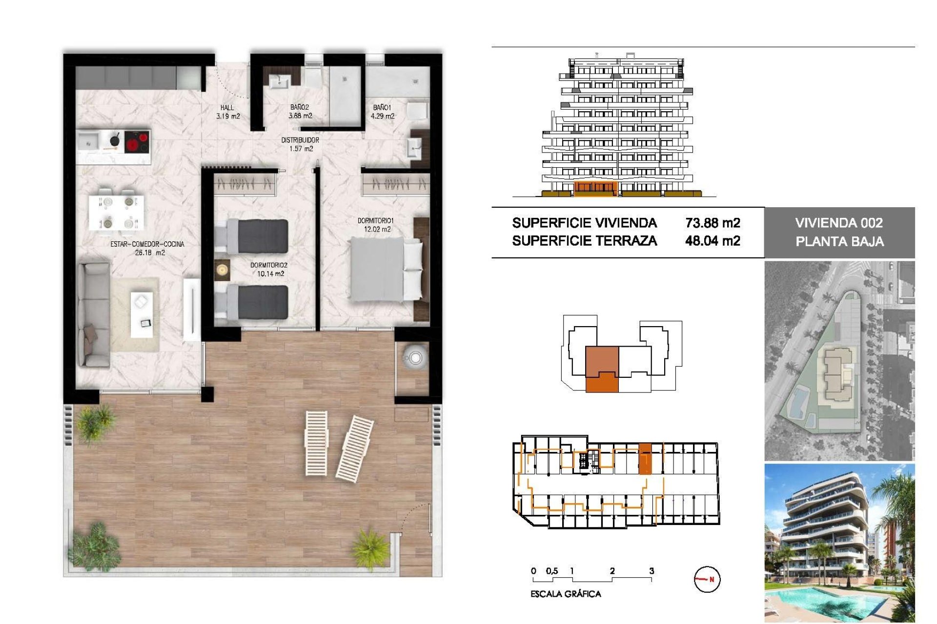 Nieuwbouw Woningen - Appartement / flat - Guardamar del Segura - Puerto