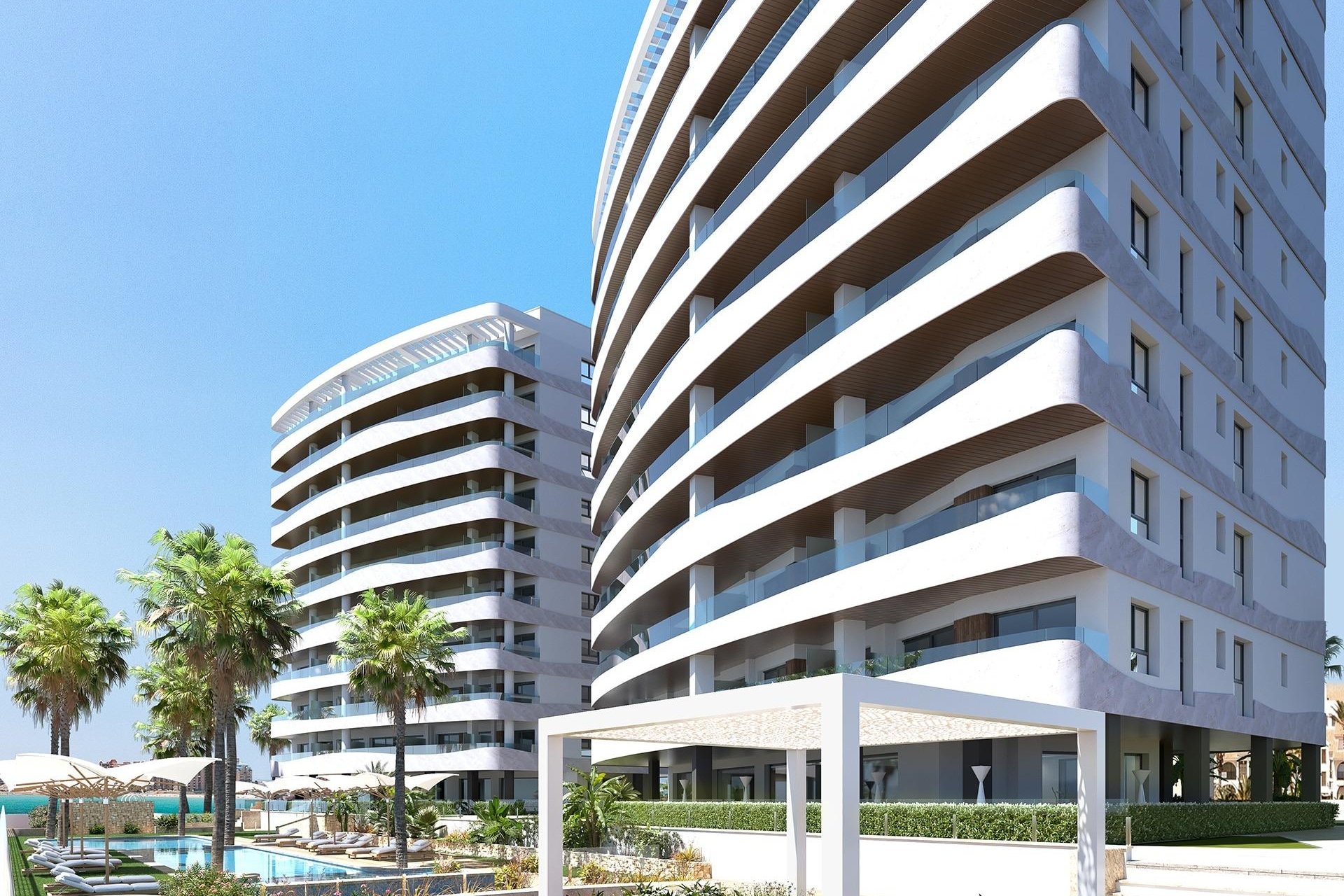 Nieuwbouw Woningen - Appartement / flat - La Manga del Mar Menor - 1ª Linea Del Mar Mediterraneo