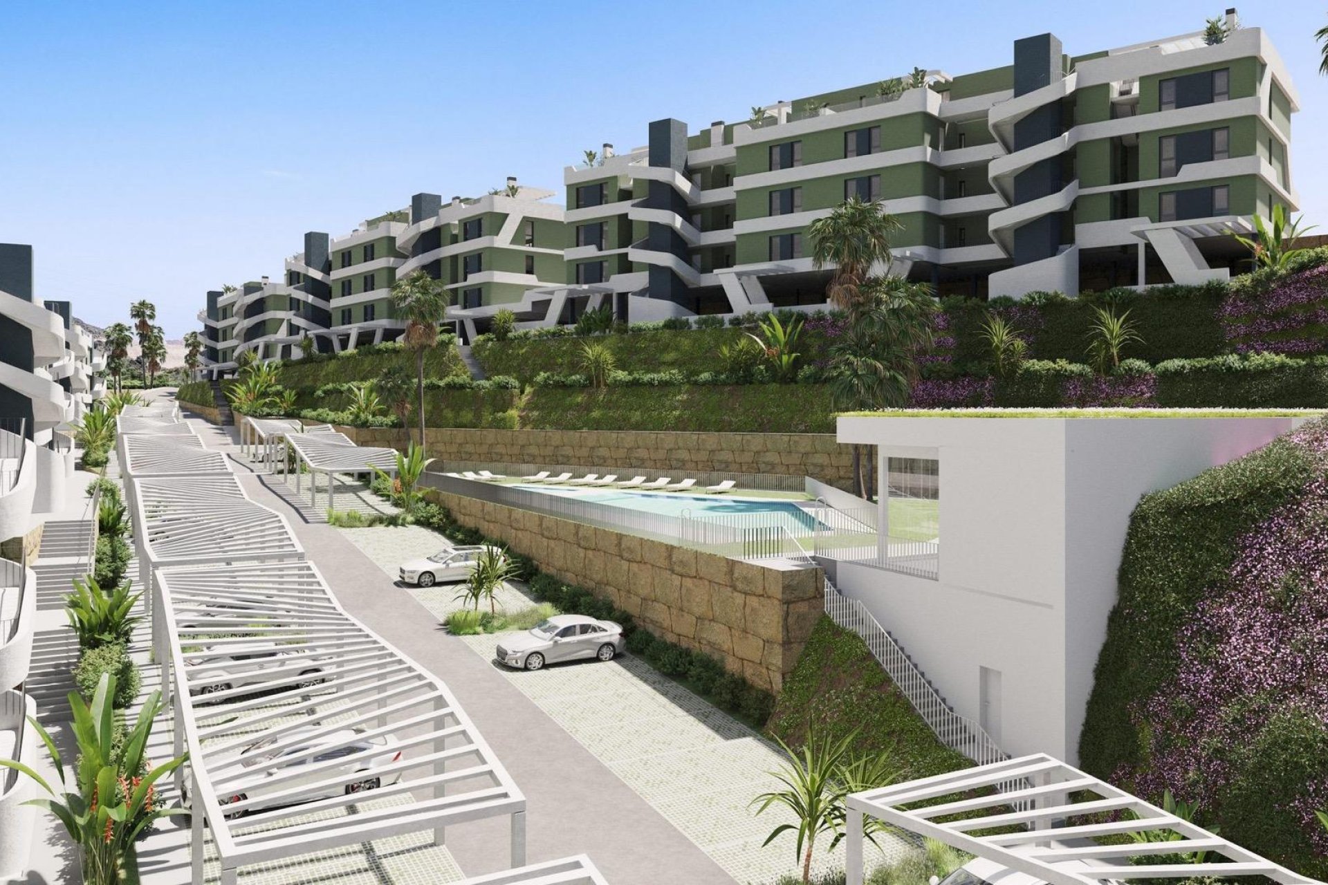 Nieuwbouw Woningen - Appartement / flat - Mijas - Calaburra - Chaparral