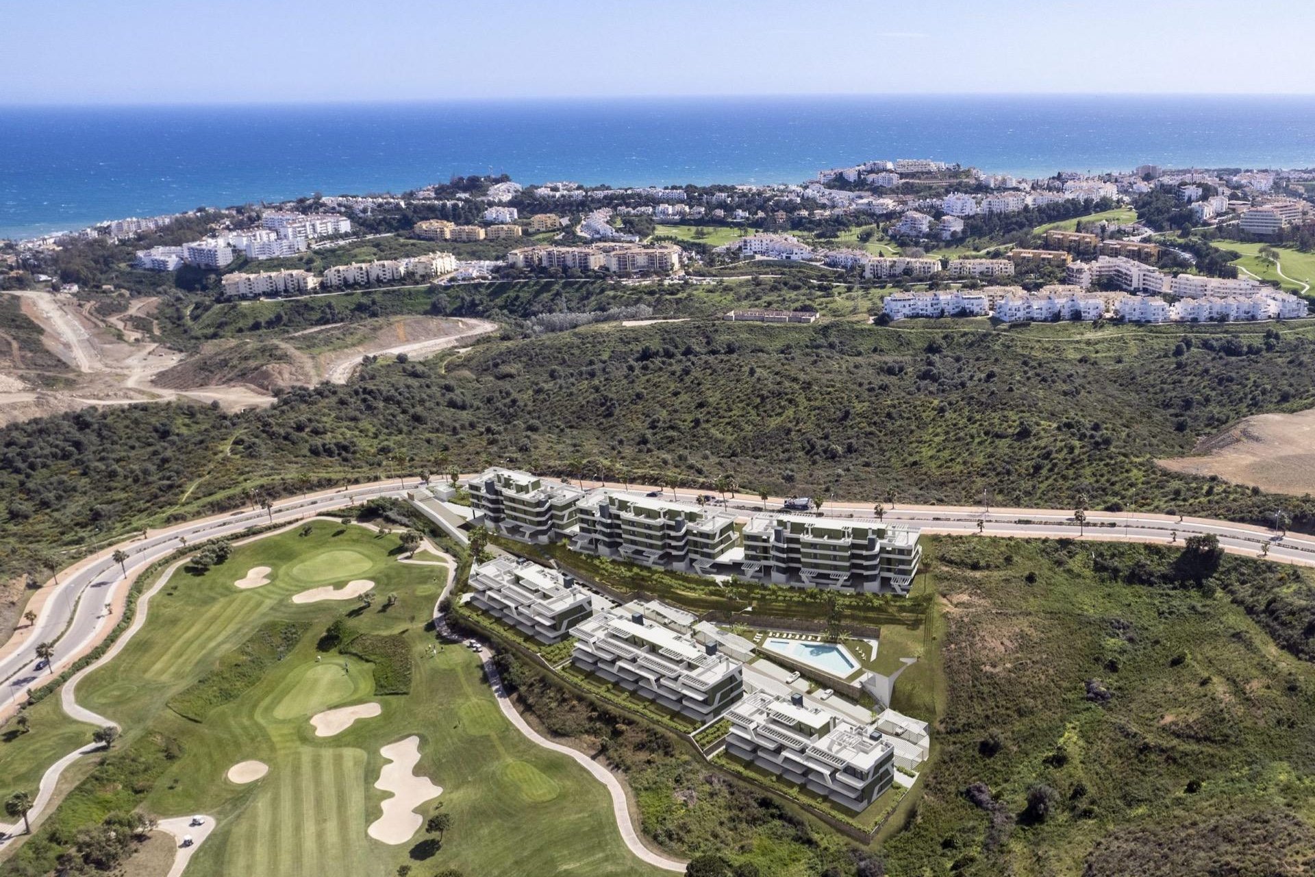 Nieuwbouw Woningen - Appartement / flat - Mijas - Calaburra - Chaparral