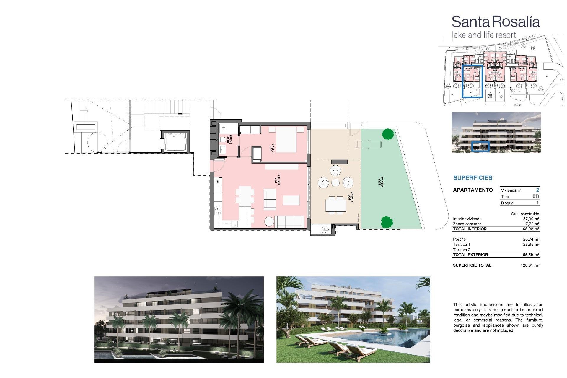 Nieuwbouw Woningen - Appartement / flat - Torre Pacheco - Santa Rosalia Lake And Life Resort