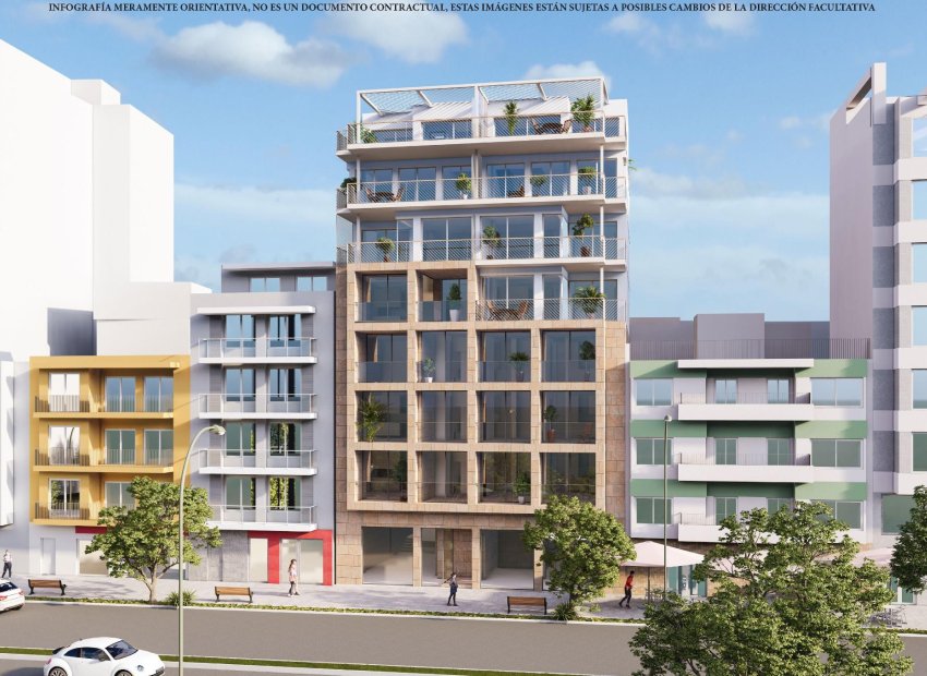 Nieuwbouw Woningen - Appartement / flat - Villajoyosa - Pueblo