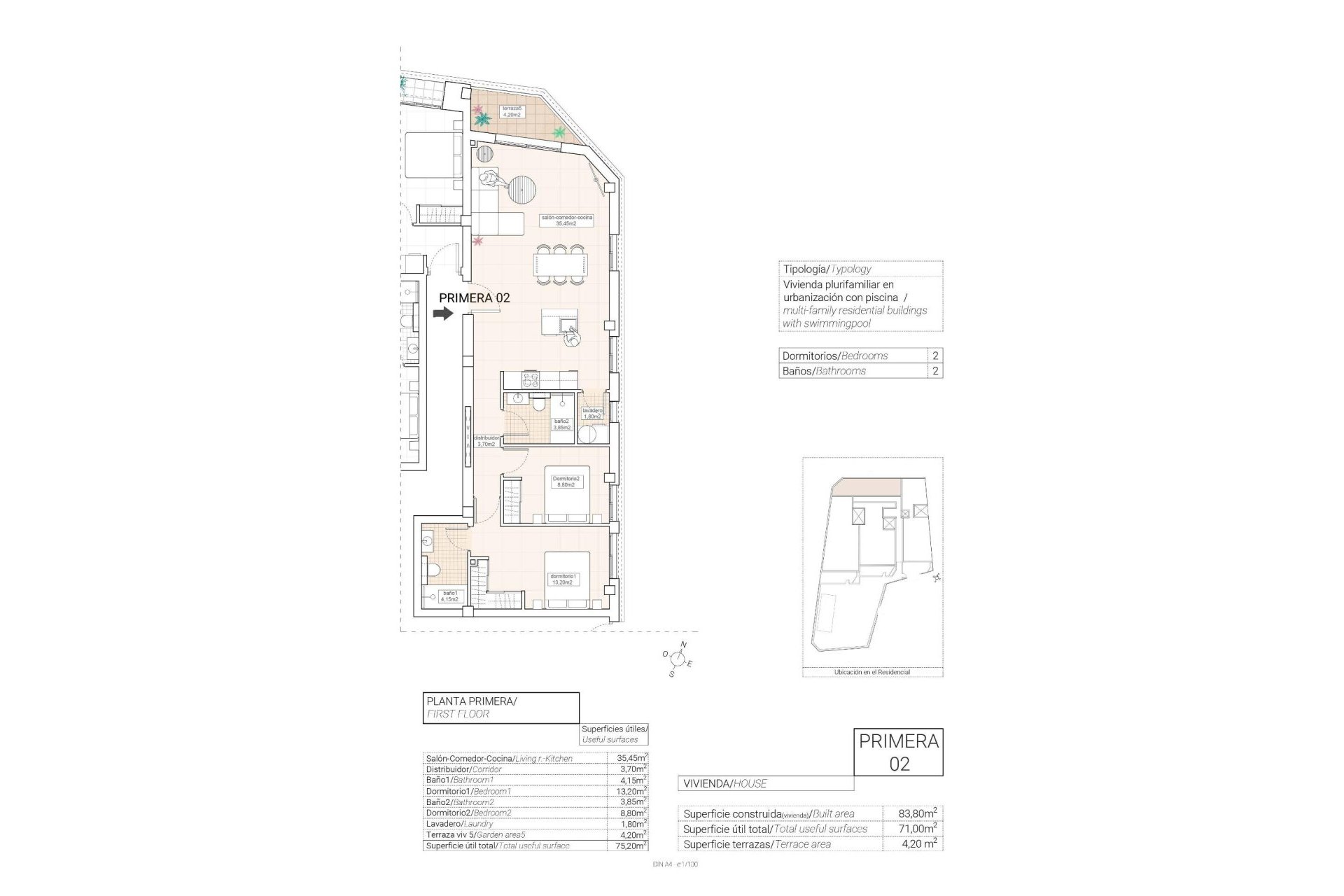Nieuwbouw Woningen - Appartement - Hondón de las Nieves - Pueblo