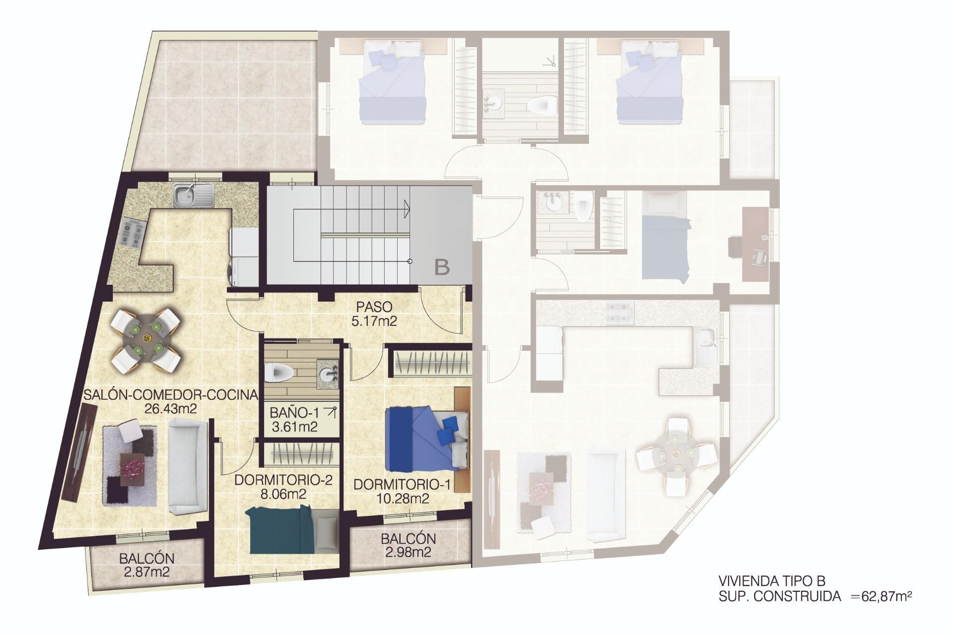 Nieuwbouw Woningen - Appartement - Jacarilla - pueblo