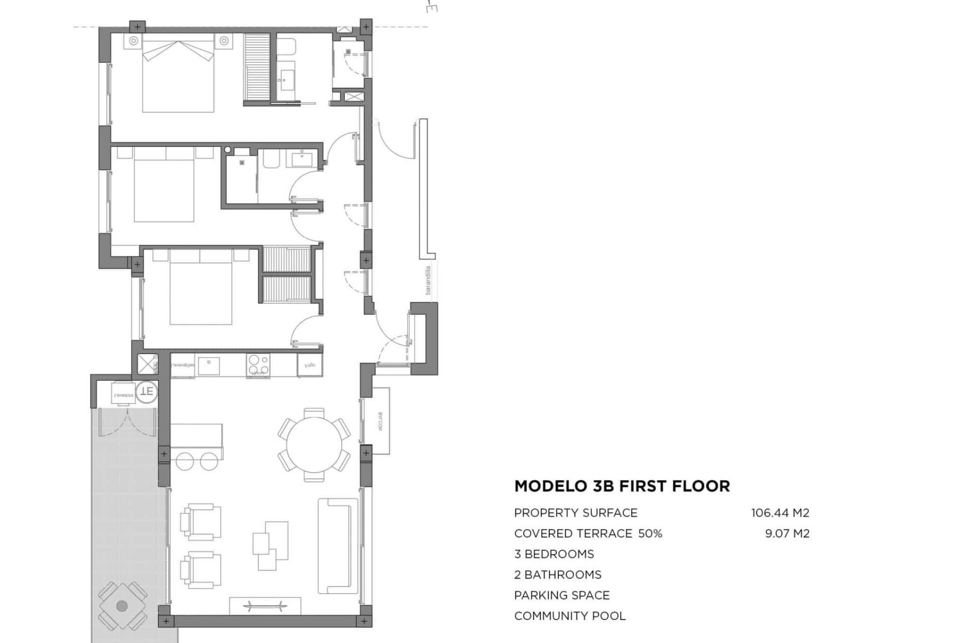 Nieuwbouw Woningen - Appartement - Los Alcazares - Parque Diana