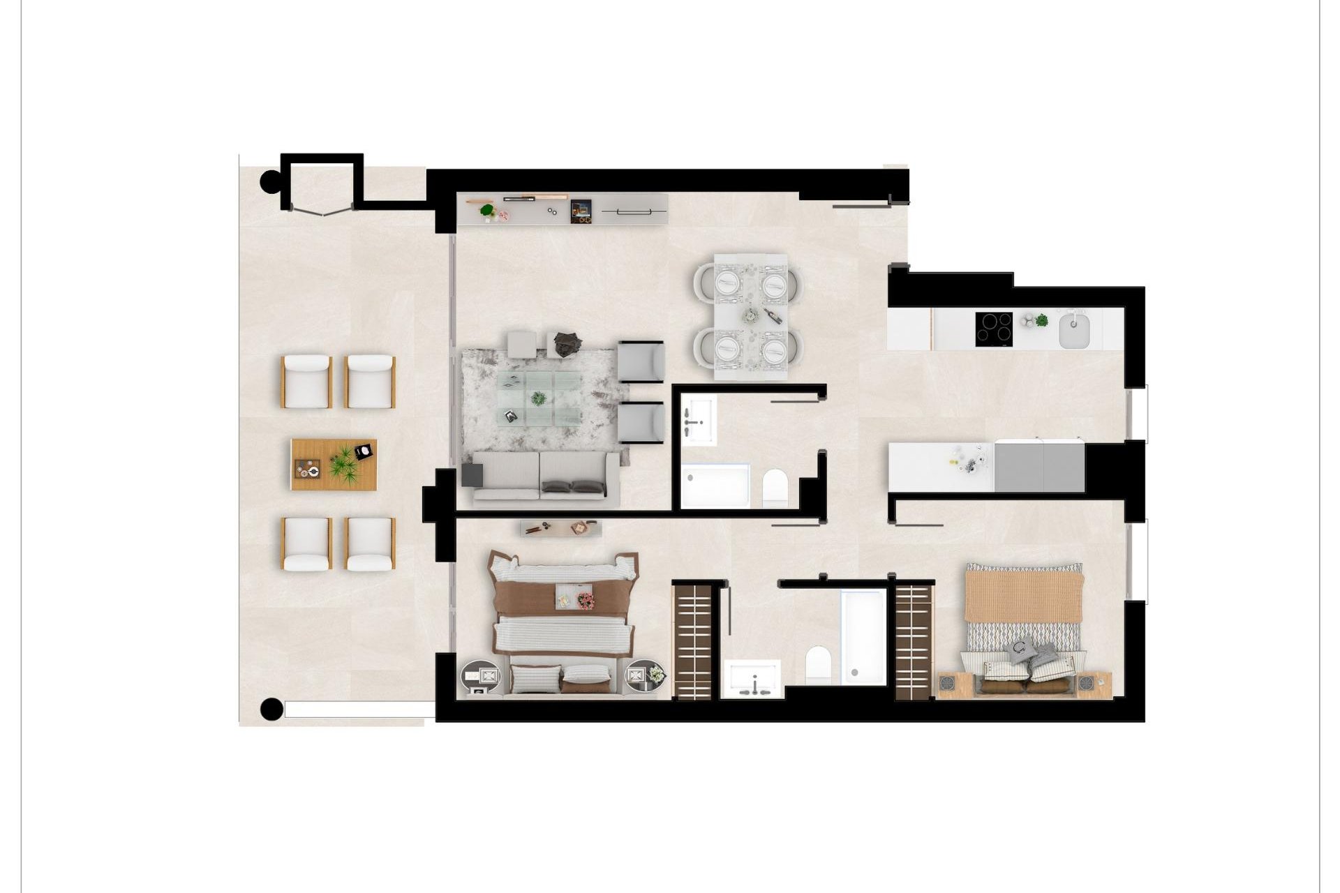 Nieuwbouw Woningen - Appartement - Mijas - Costa del Sol