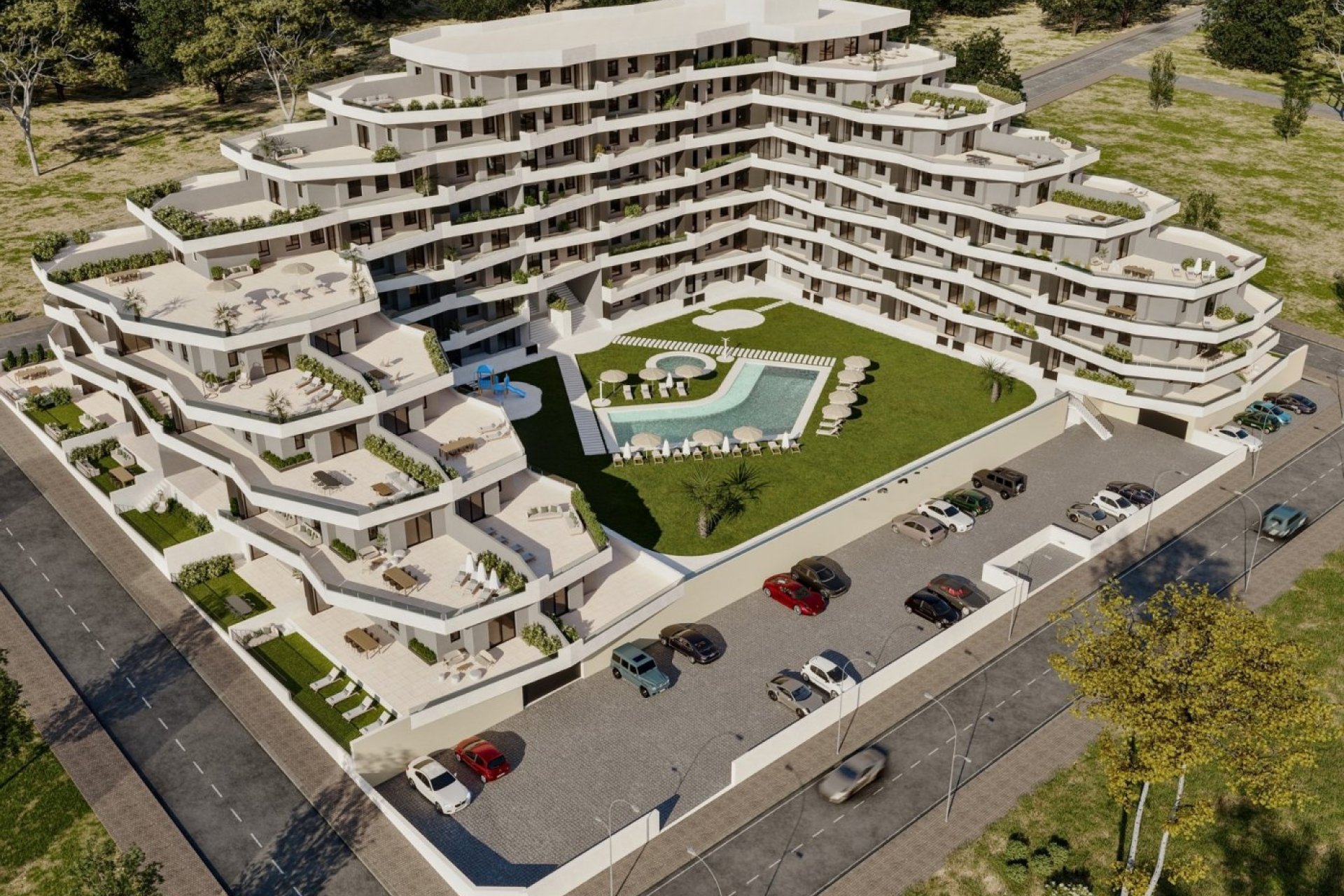 Nieuwbouw Woningen - Appartement - San Miguel de Salinas