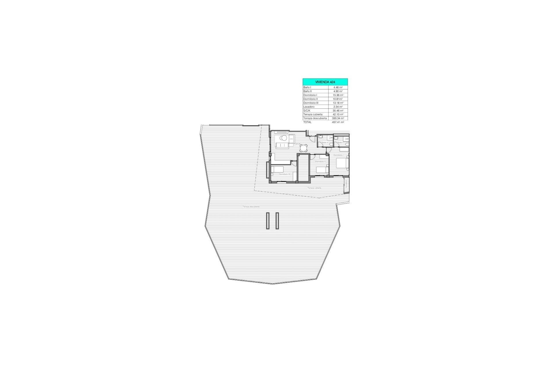 Nieuwbouw Woningen - Appartement - San Miguel de Salinas