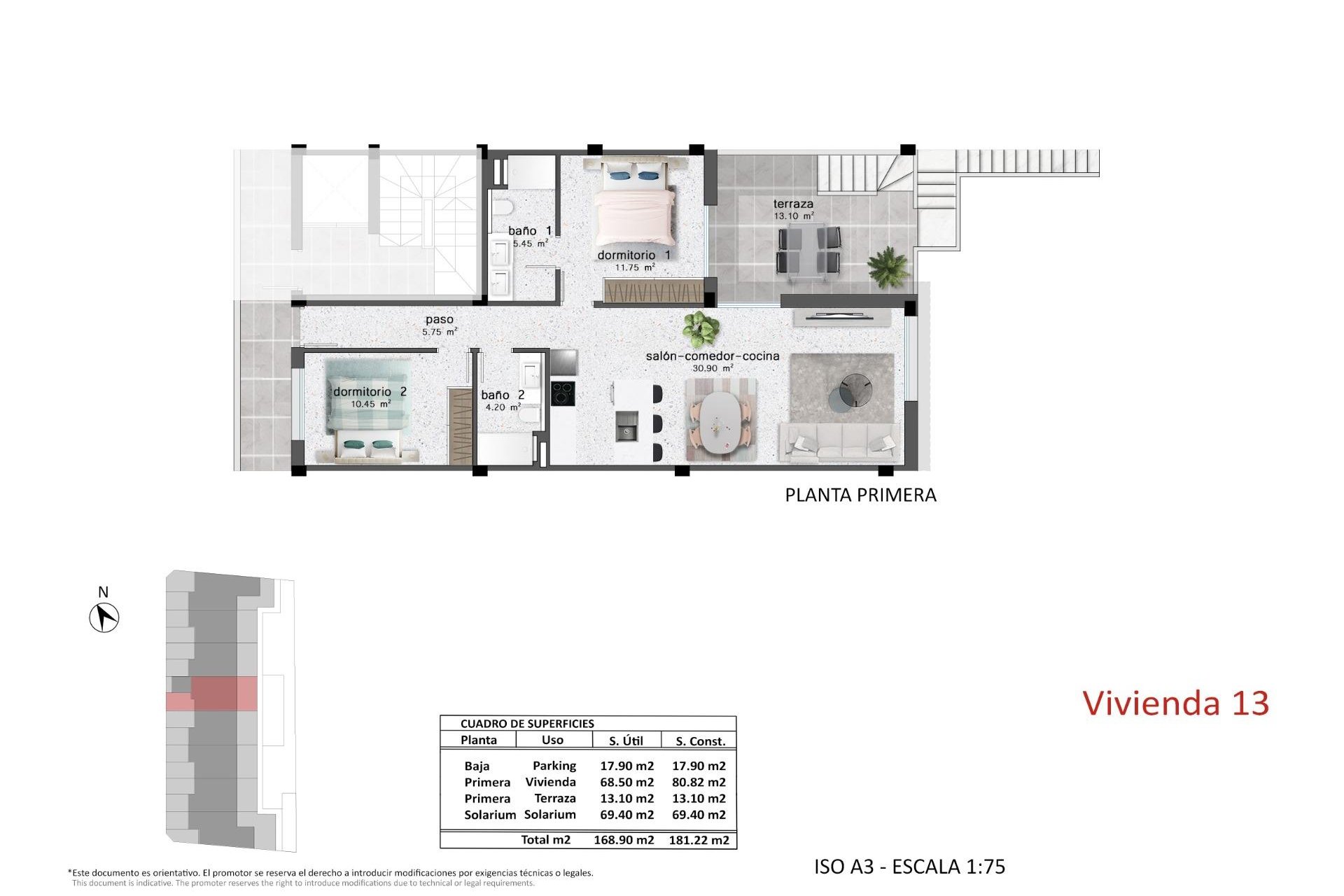 Nieuwbouw Woningen - Bungalow - Pilar de la Horadada - pueblo