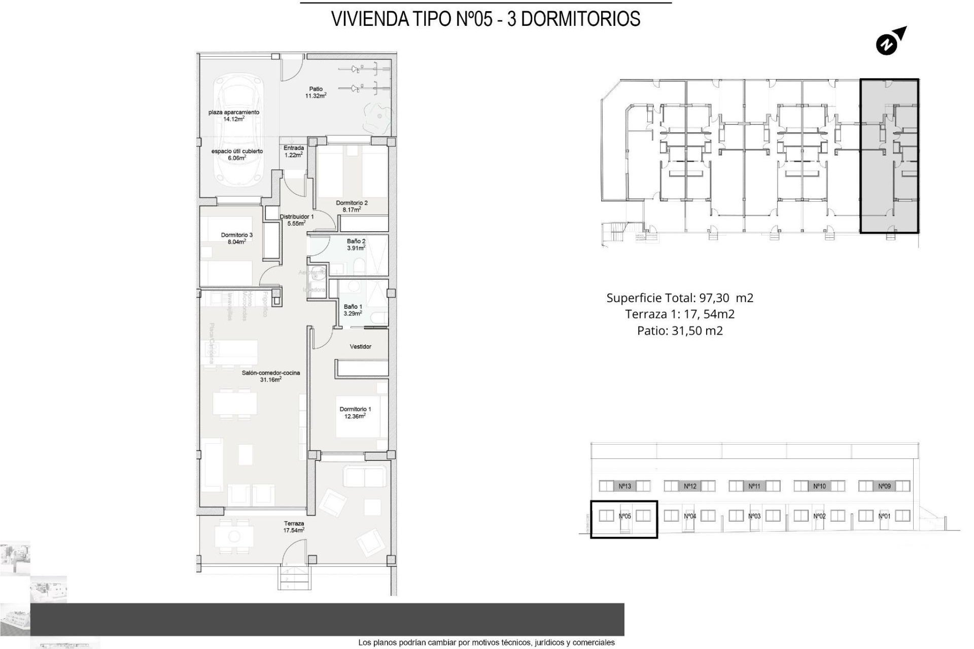 Nieuwbouw Woningen - Bungalow - Pilar de la Horadada - pueblo