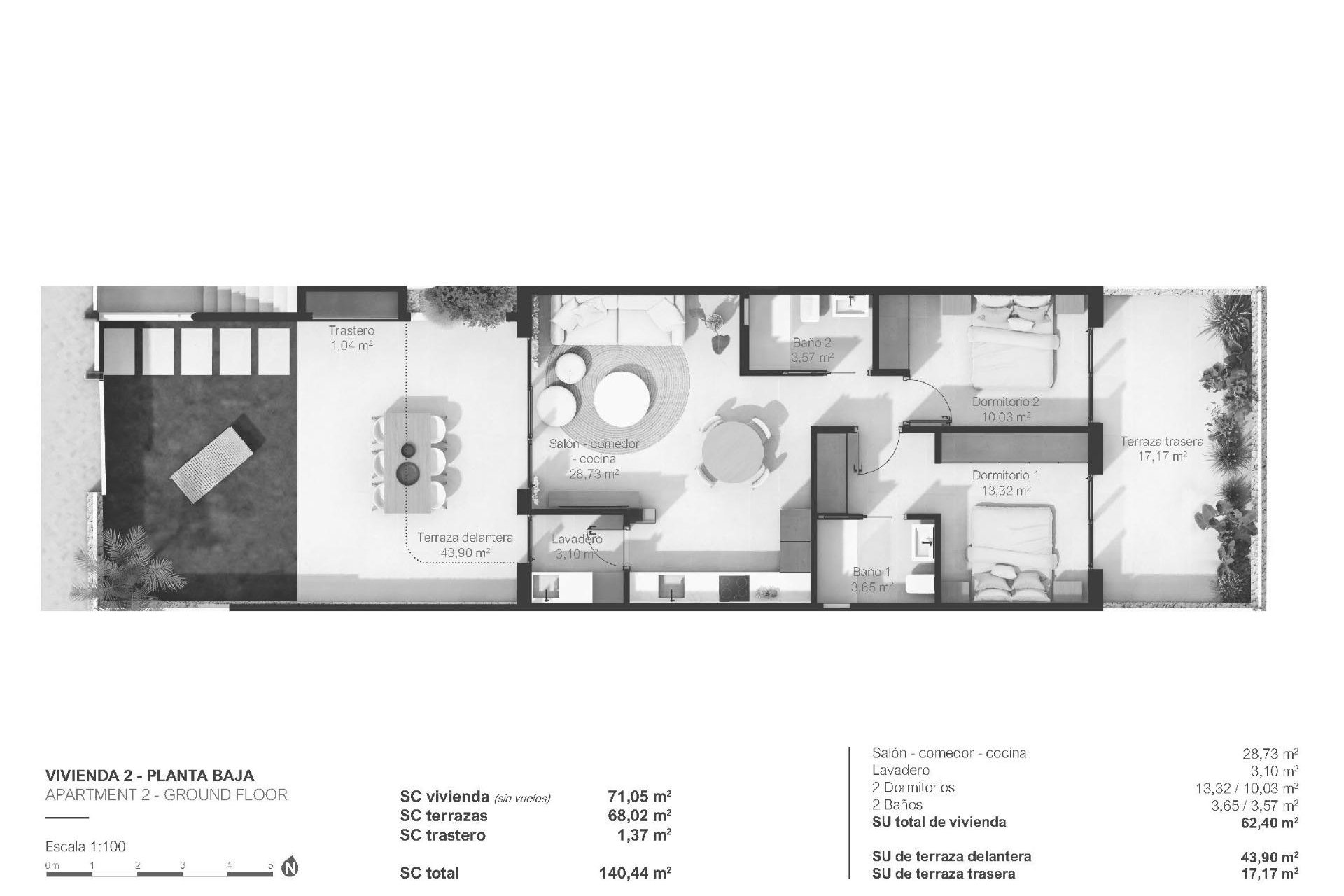 Nieuwbouw Woningen - Bungalow - San Pedro del Pinatar - Los Cuarteros