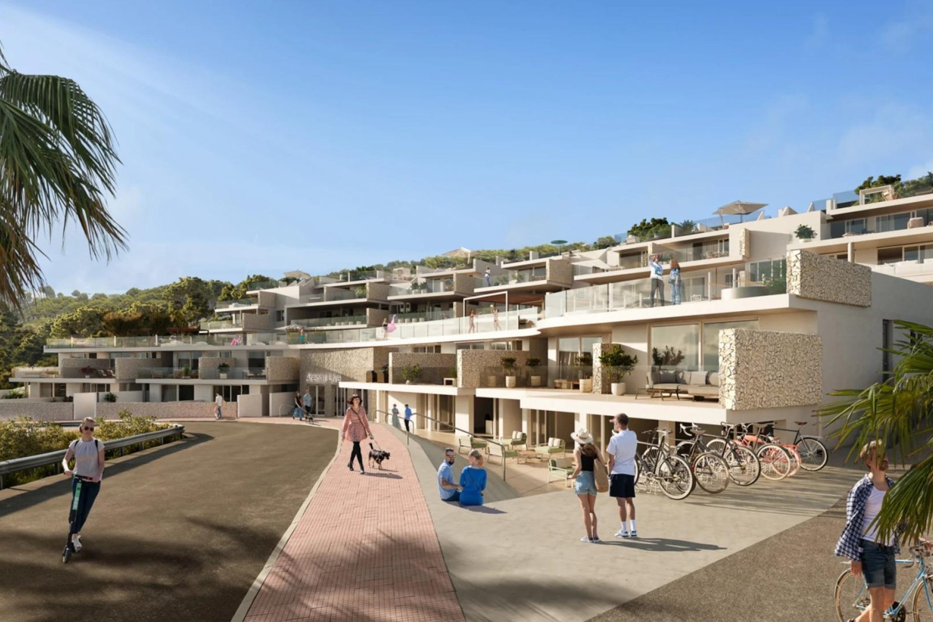 Nieuwbouw Woningen - Penthouse - Arenal d´en Castell - pueblo