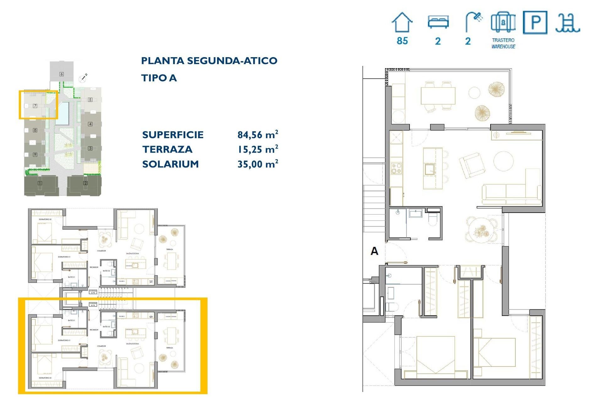 Nieuwbouw Woningen - Penthouse - San Pedro del Pinatar - Pueblo