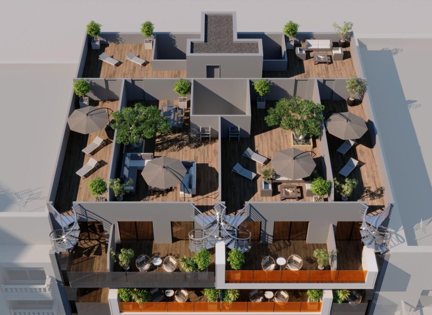 Nieuwbouw Woningen - Penthouse - Torrevieja - Center