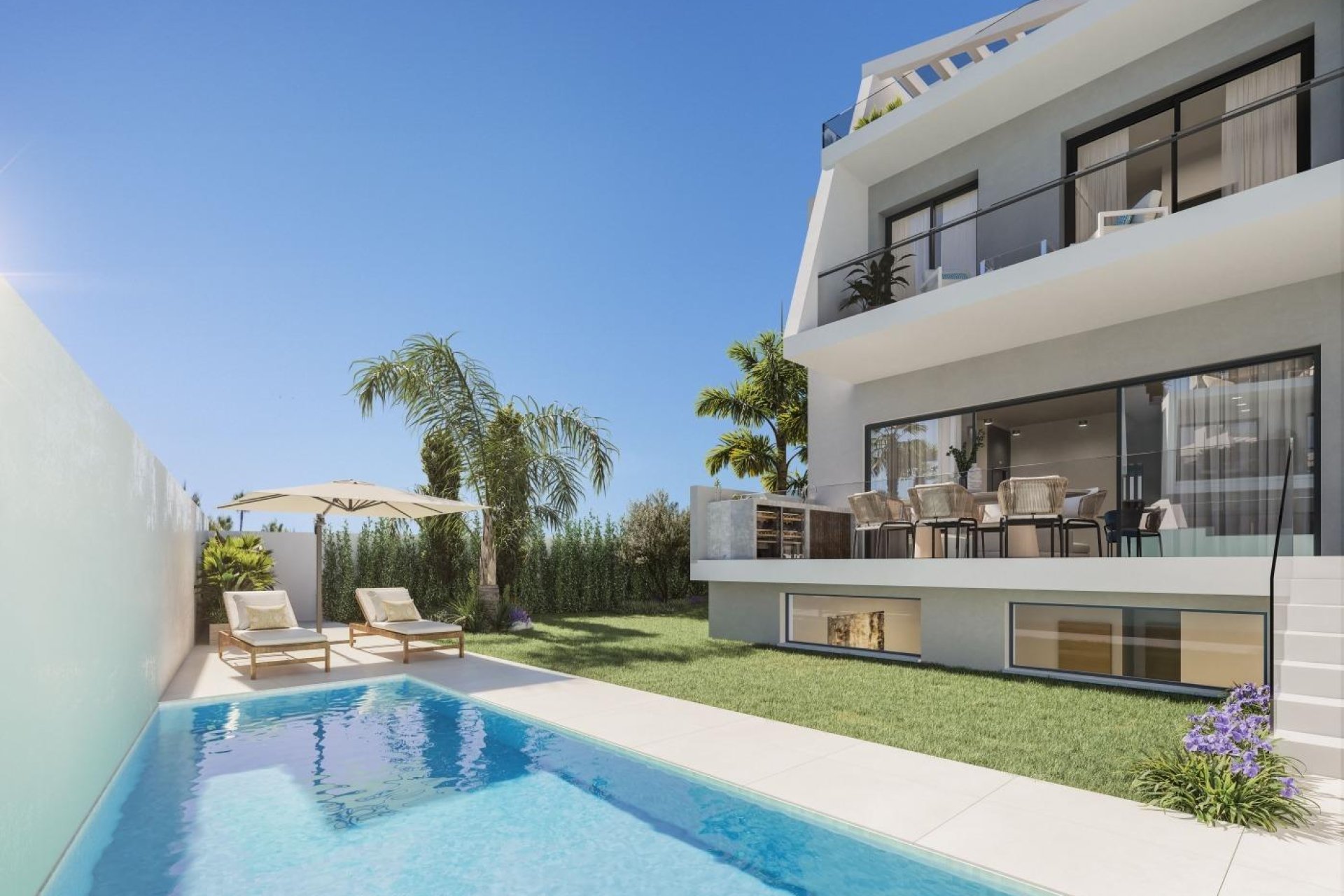 Nieuwbouw Woningen - Rijwoning - Estepona - Los Flamingos