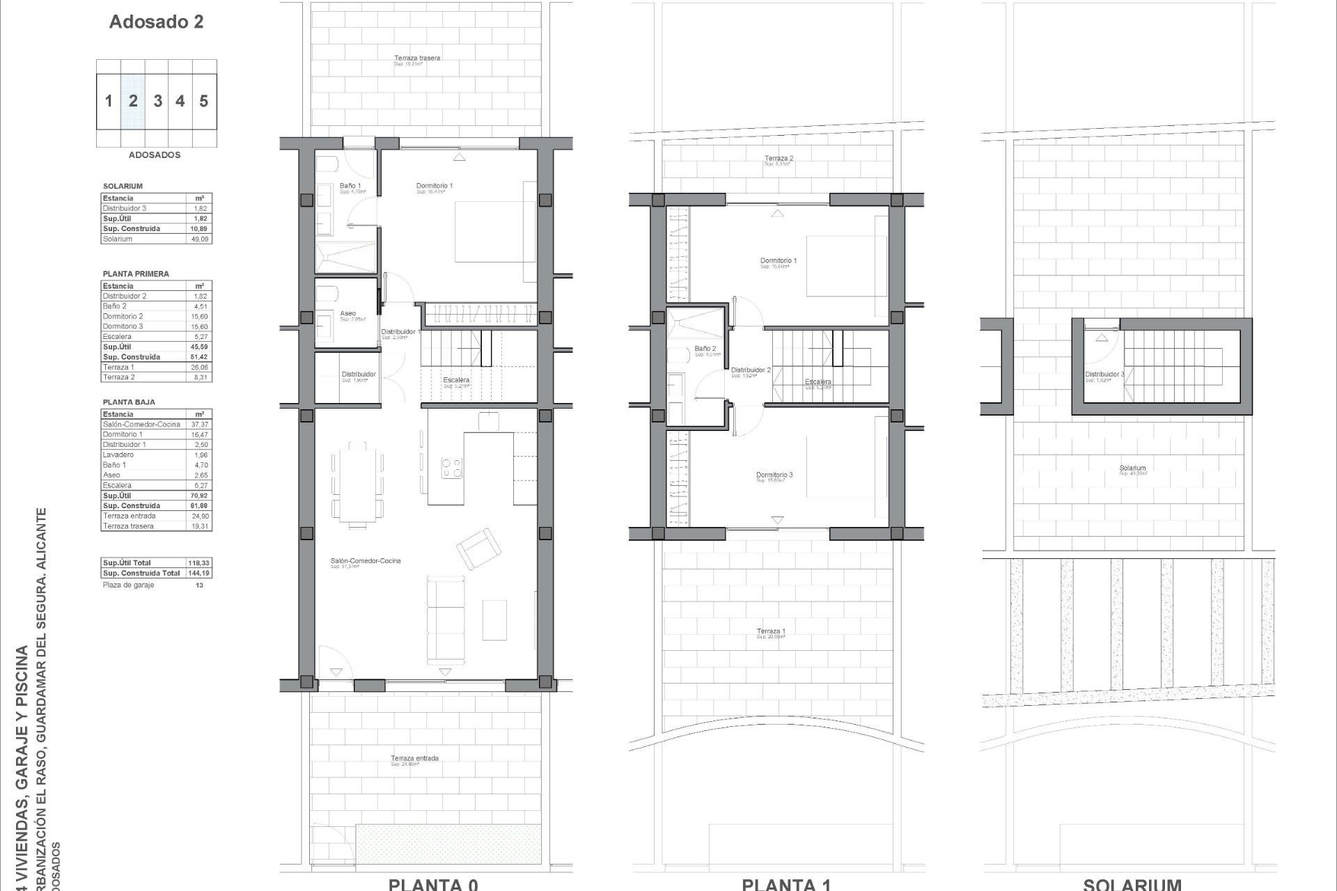 Nieuwbouw Woningen - Rijwoning - Guardamar del Segura - El Raso